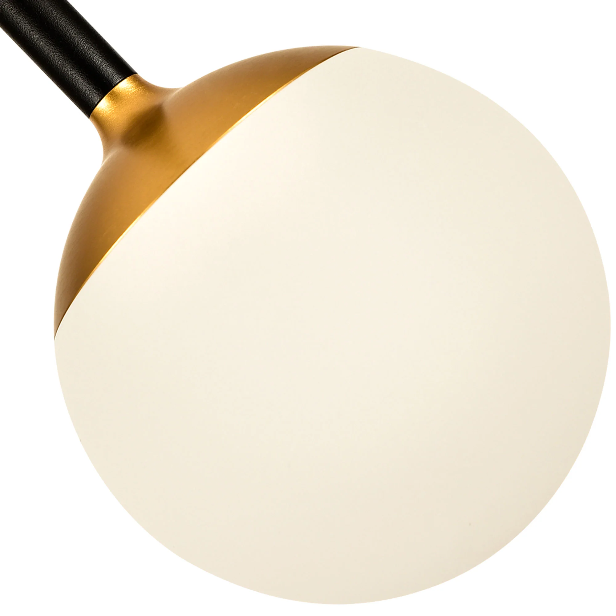 VONN Capri VCP2101BL 5" 1-Light Integrated LED ETL Certified Height Adjustable Pendant, with Glass Shade, Black - Image 8