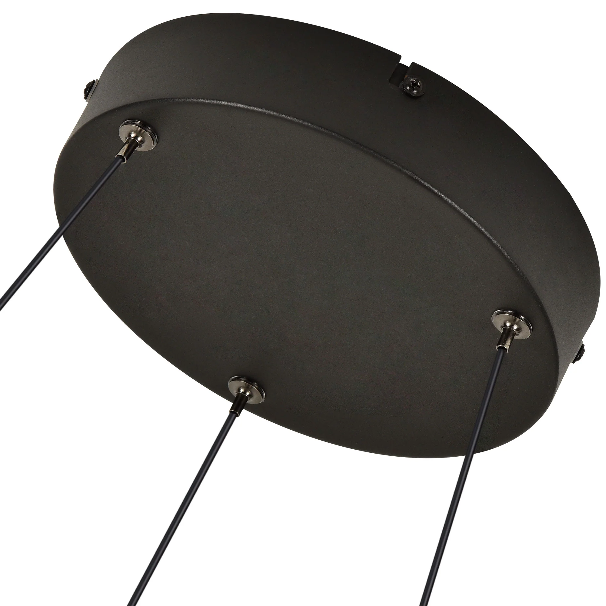 VONN Artisan Ellegi VMC34224BL 24" Integrated LED ETL Certified Pendant, Height Adjustable Chandelier, Black - Image 14