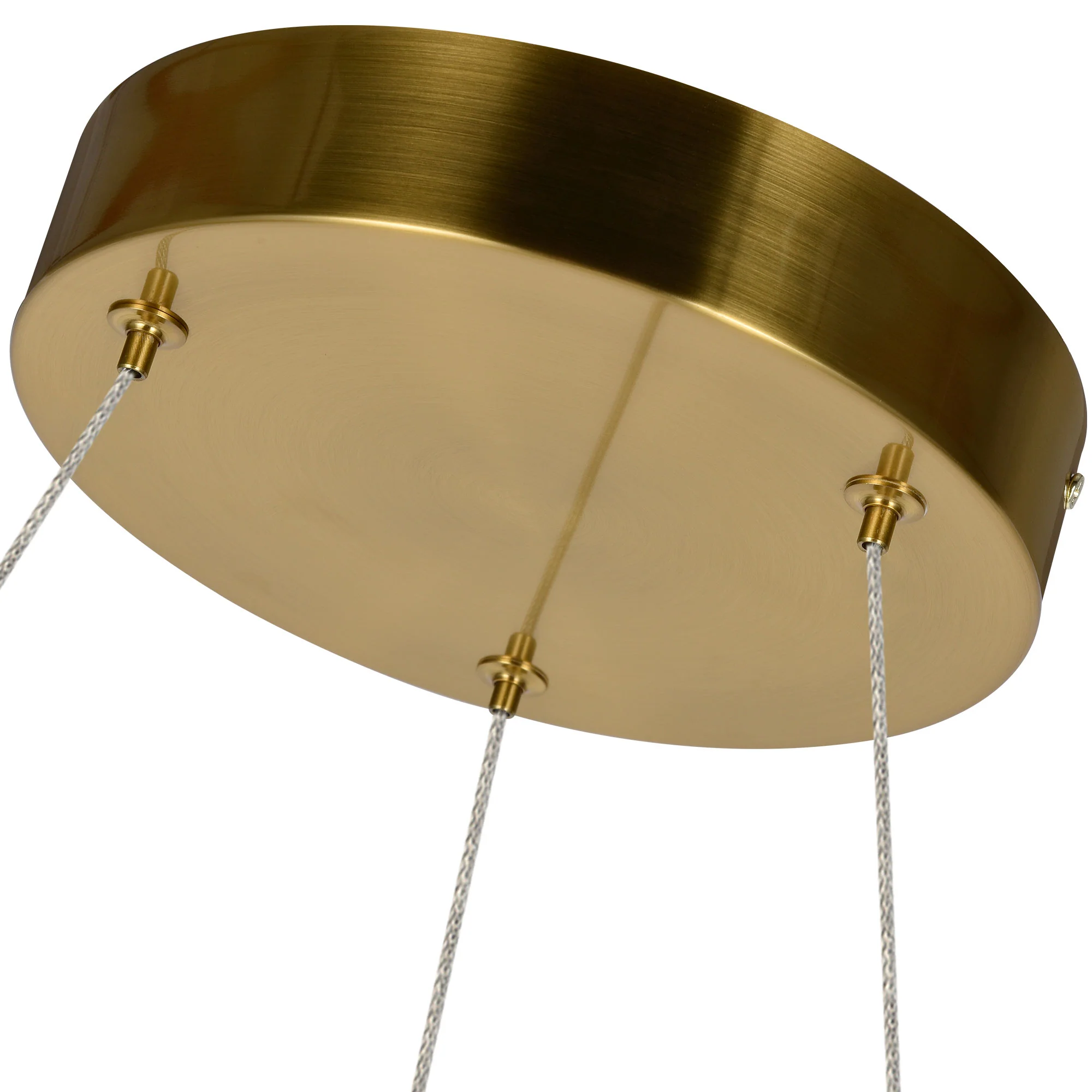 VONN Artisan Milano VAC3338AB 33" Integrated LED ETL Certified Pendant, Height Adjustable Ring Chandelier, Antique Brass - Image 12