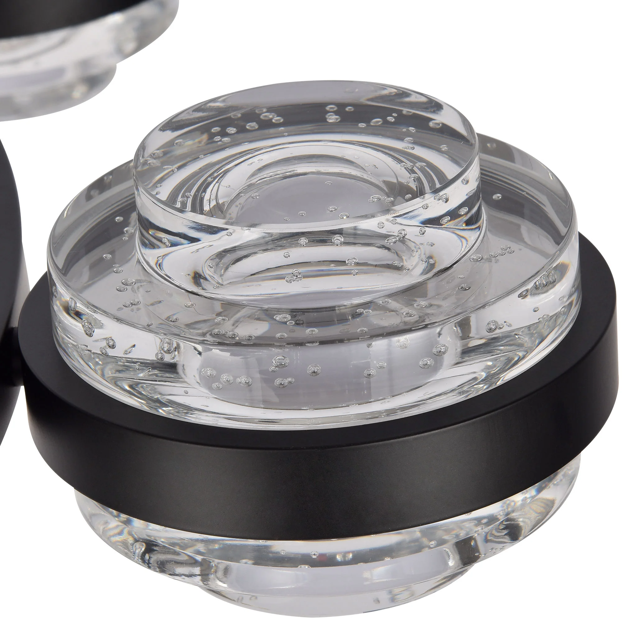 VONN Artisan Milano VAC3338BL 33" Integrated LED ETL Certified Pendant, Height Adjustable Ring Chandelier, Black - Image 10