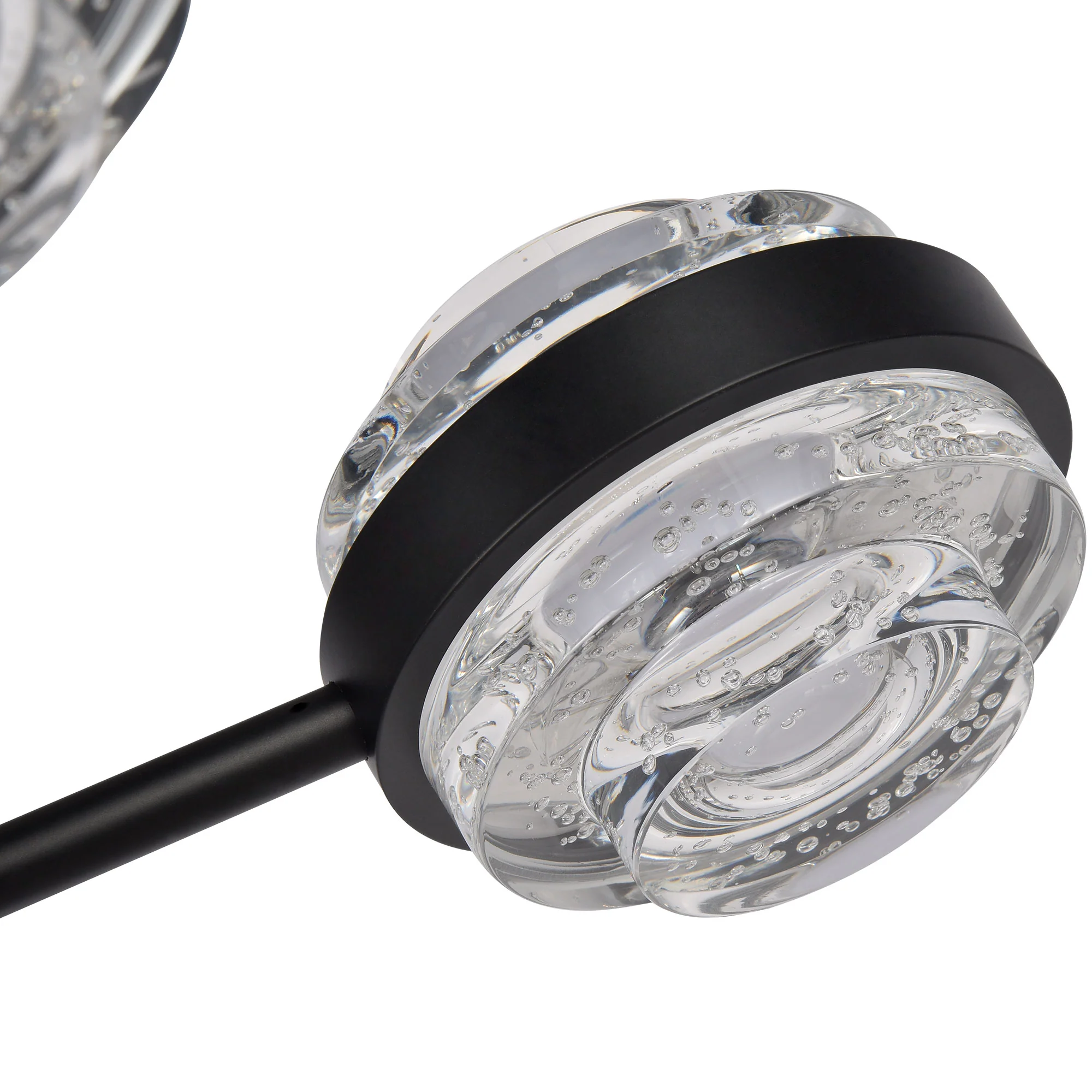 VONN Artisan Milano VAP2336BL 25" Integrated LED ETL Certified Pendant, Height Adjustable Chandelier, Black - Image 10