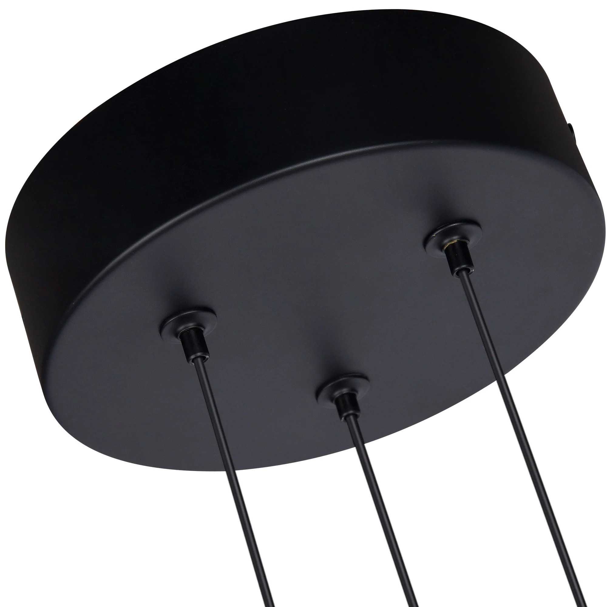 VONN Artisan Milano VAP2336BL 25" Integrated LED ETL Certified Pendant, Height Adjustable Chandelier, Black - Image 12