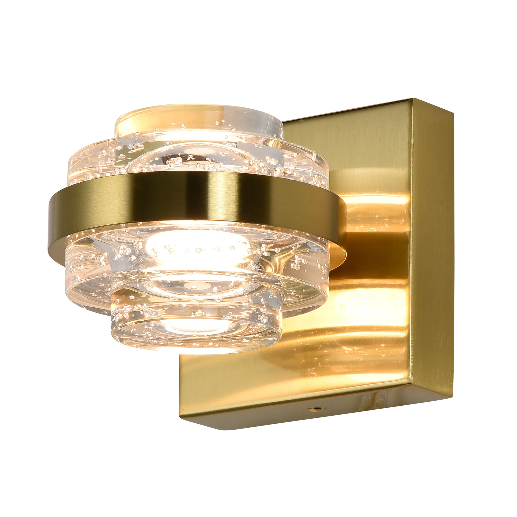 VONN Artisan Milano VAW1331AB 6" 1-Light Integrated LED ETL Certified Wall Sconce, Antique Brass - Image 8
