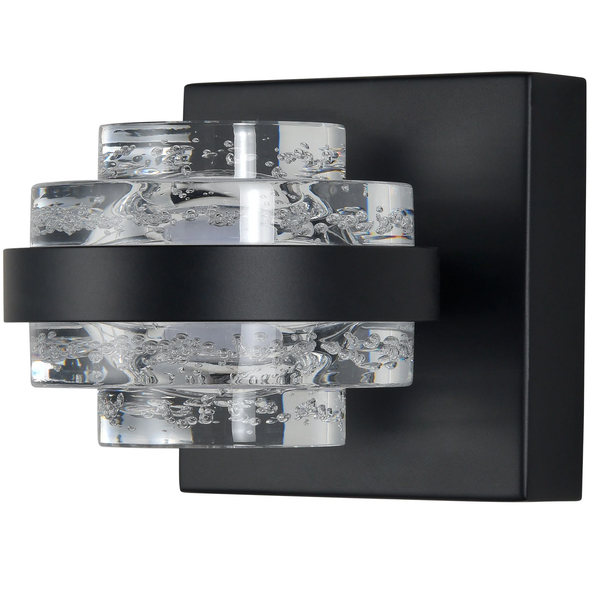 VONN Artisan Milano VAW1331BL 6" 1-Light Integrated LED ETL Certified Wall Sconce Lighting, Black - Image 10