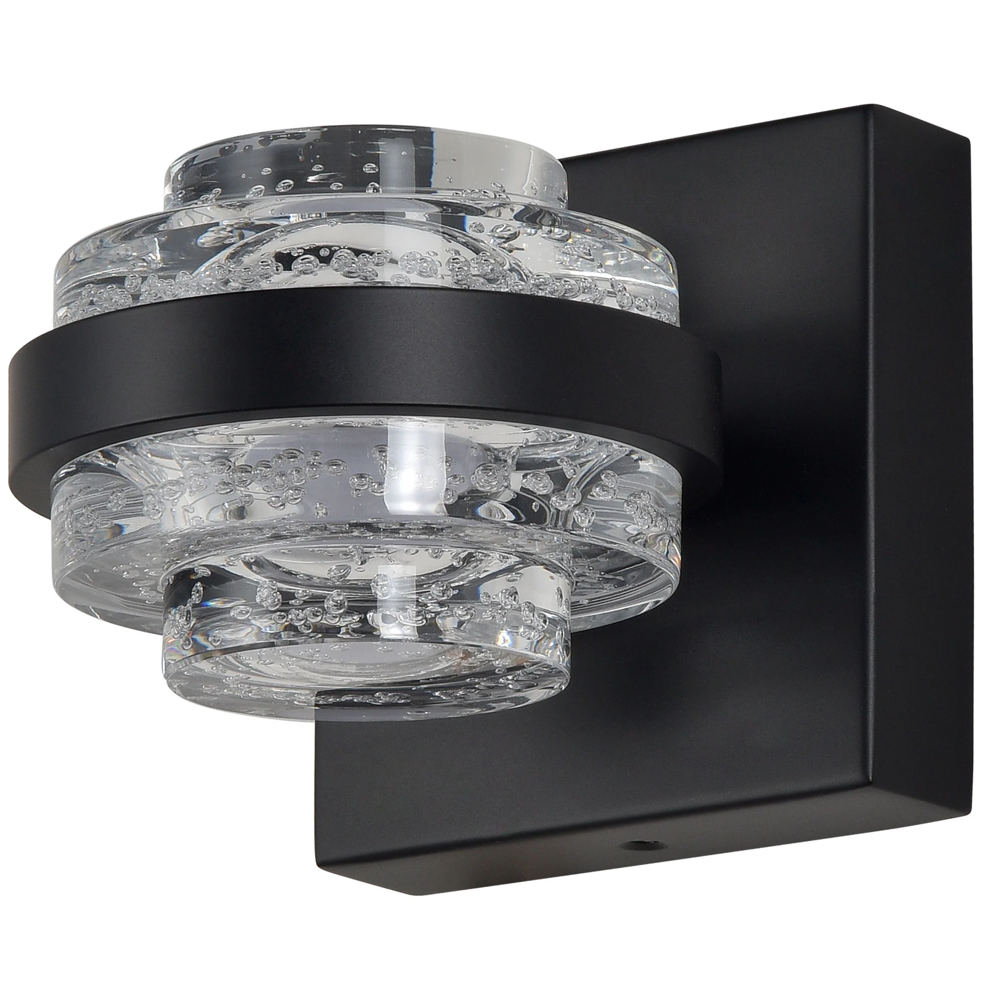 VONN Artisan Milano VAW1331BL 6" 1-Light Integrated LED ETL Certified Wall Sconce Lighting, Black - Image 7