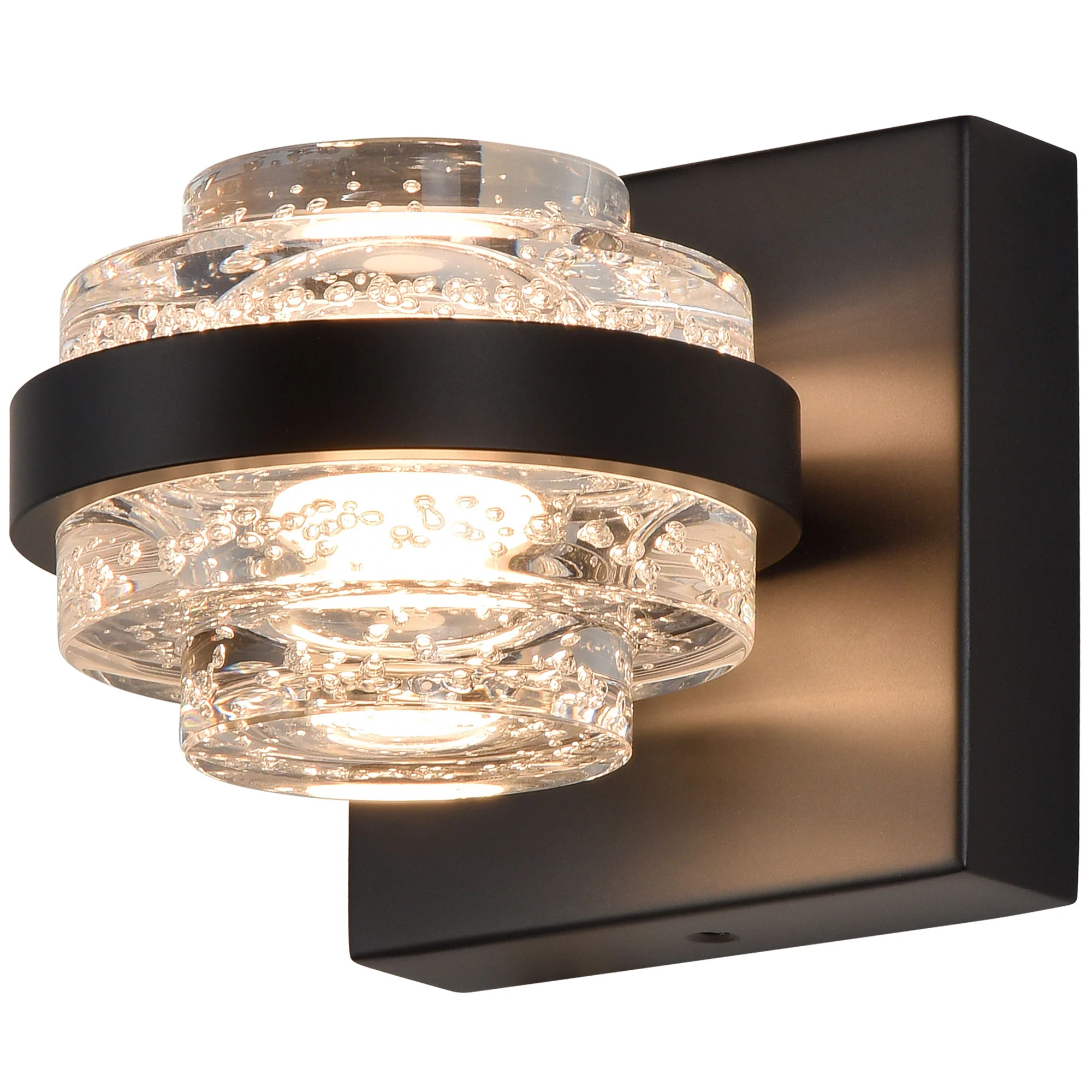 VONN Artisan Milano VAW1331BL 6" 1-Light Integrated LED ETL Certified Wall Sconce Lighting, Black - Image 8