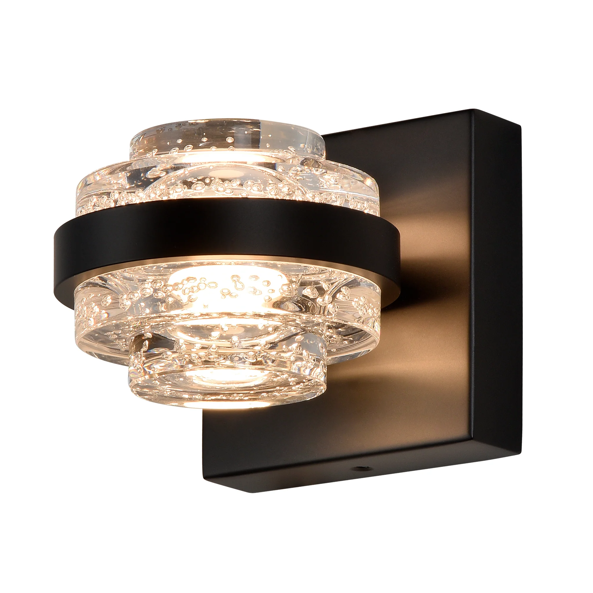 VONN Artisan Milano VAW1331BL 6" 1-Light Integrated LED ETL Certified Wall Sconce Lighting, Black - Image 9