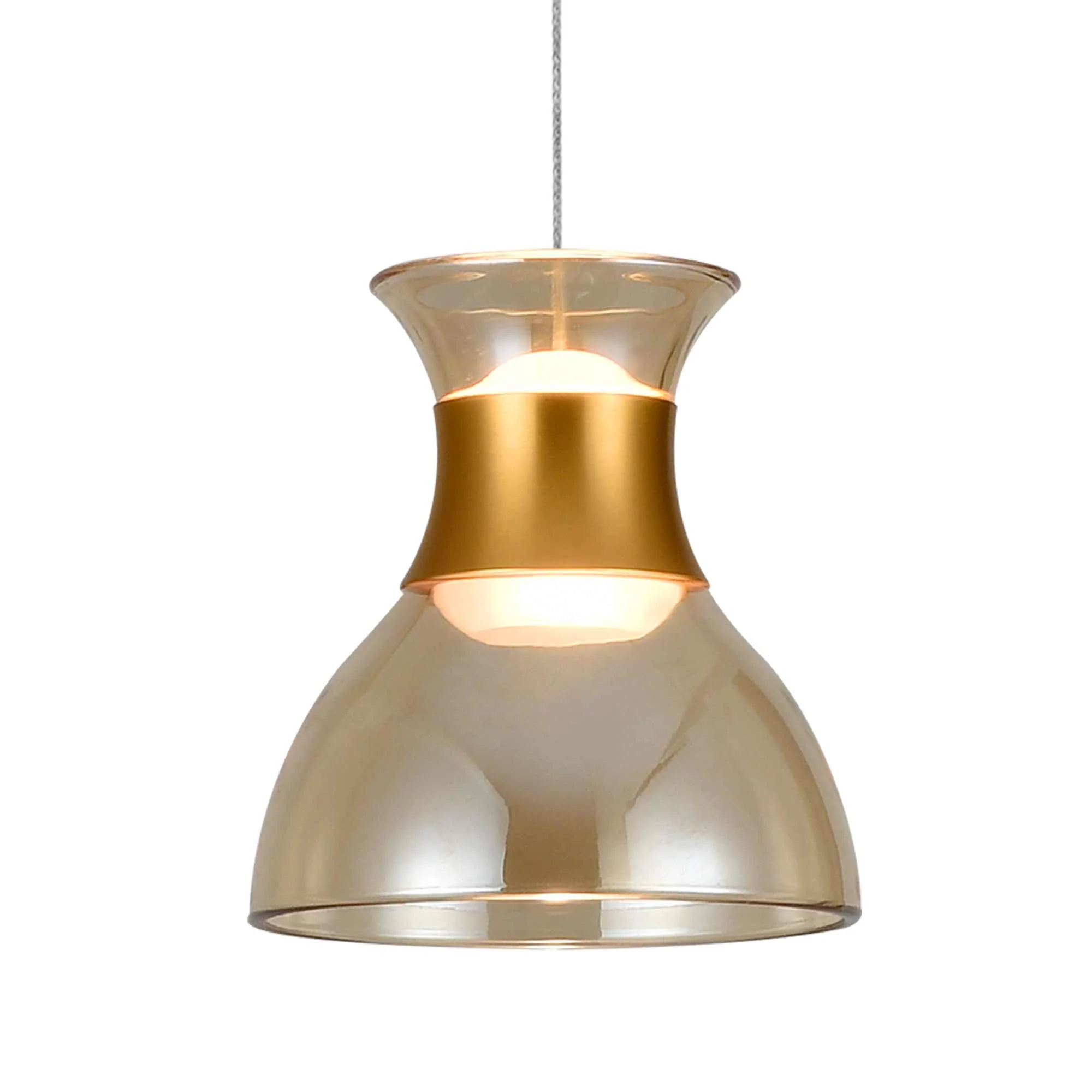 VONN Artisan Palermo VAP2301BL 7" Up-Down Integrated LED ETL Certified Height Adjustable Pendant, Black - Image 7