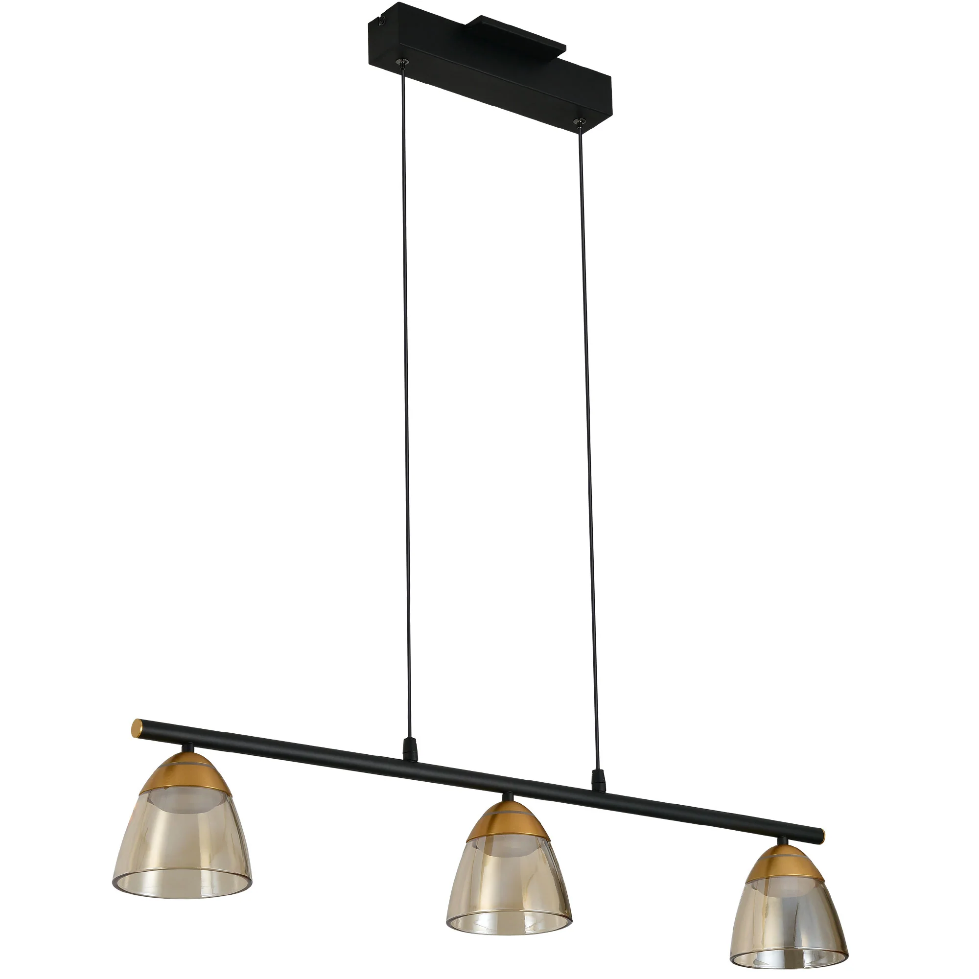 VONN Artisan Roma VAC3293BL 36" Integrated LED ETL Certified Pendant, Height Adjustable Chandelier, Black - Image 8