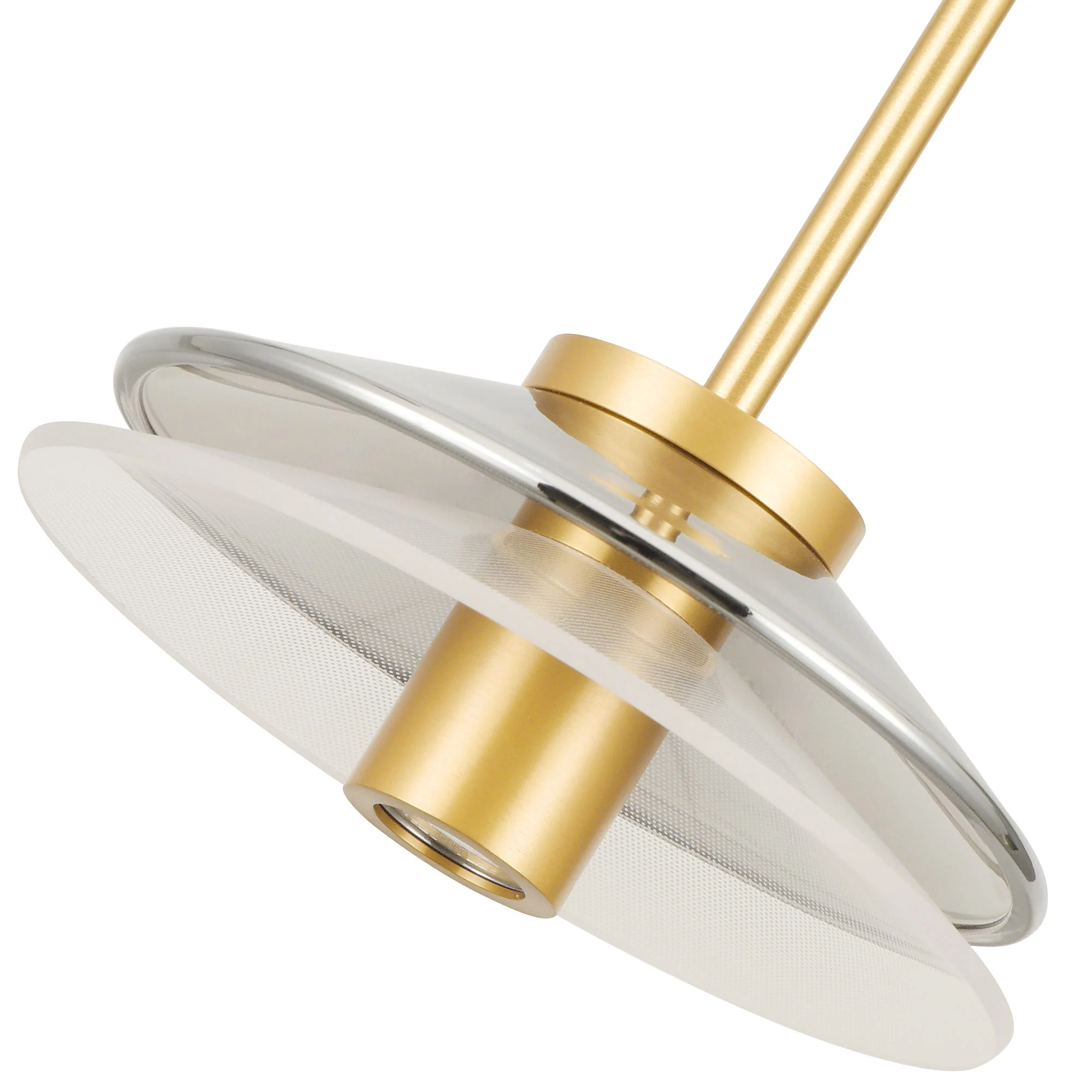 VONN Artisan Verona VAP2311BL 7" Integrated LED ETL Certified Height Adjustable Pendant, with Glass Shade, Black - Image 11