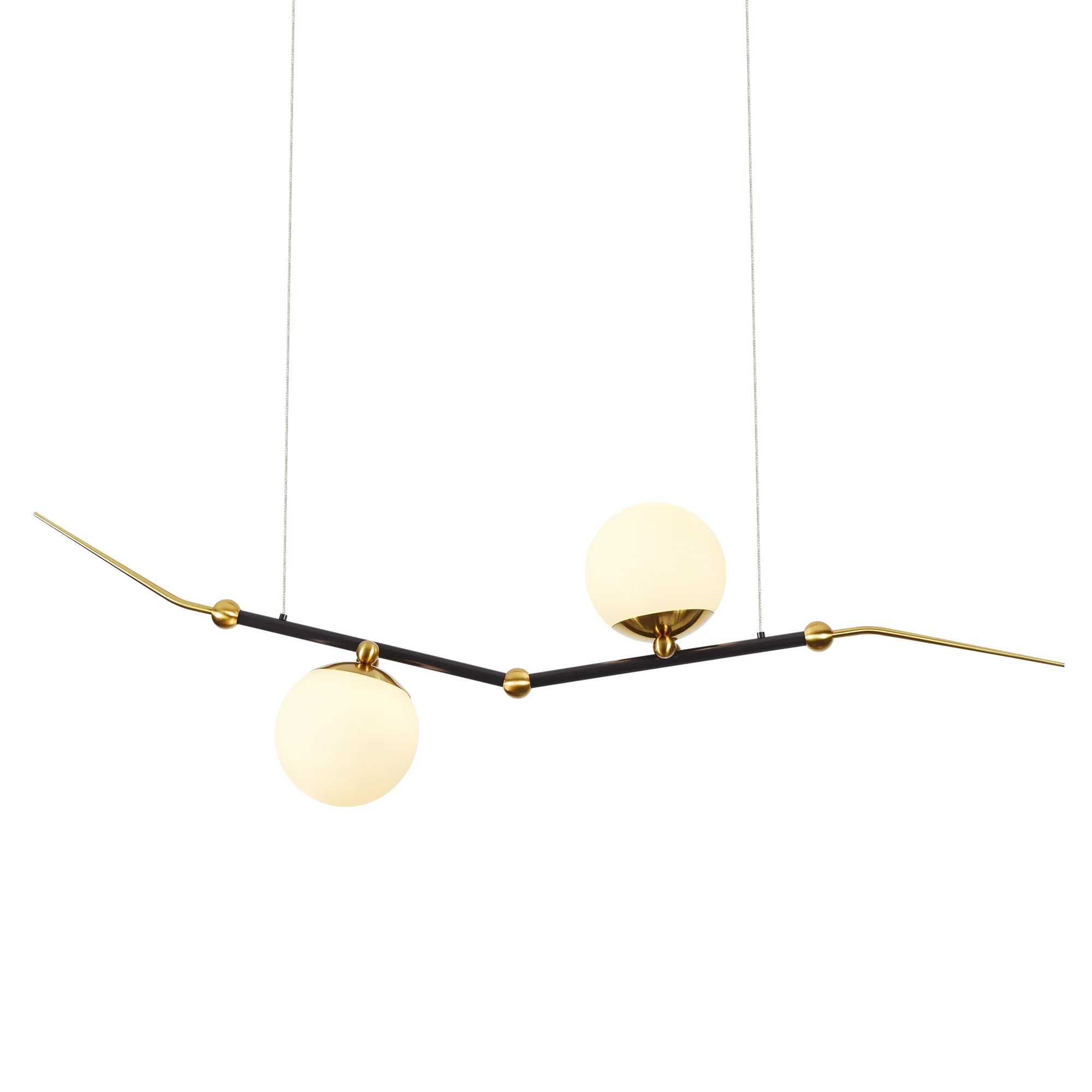 VONN Artisan Chianti VAC3122AB 43" Integrated LED ETL Certified Height Adjustable Pendant, Chandelier, Antique Brass - Image 15