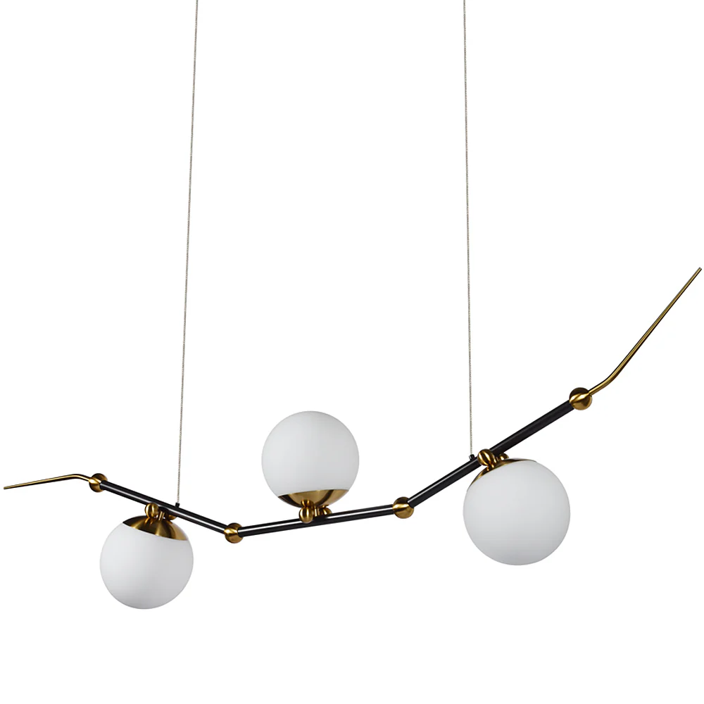 VONN Artisan Chianti VAC3123AB 54" Integrated LED ETL Certified Height Adjustable Pendant, Chandelier, Antique Brass - Image 5