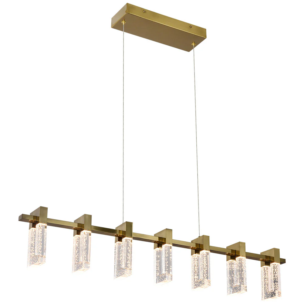 VONN Artisan Sorrento VAC3137AB 40" ETL Certified Integrated LED Pendant, Height Adjustable Chandelier, Black - Image 10