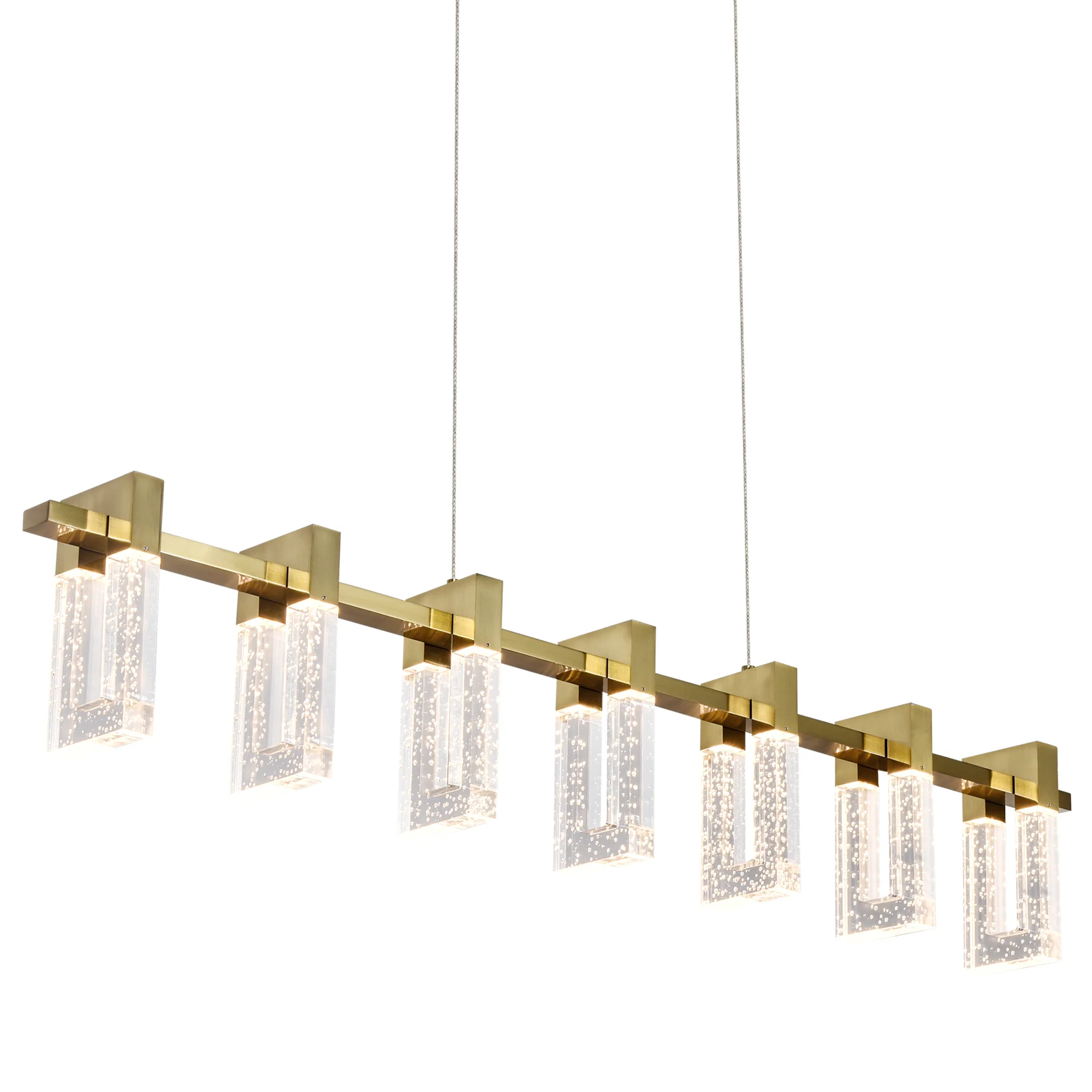 VONN Artisan Sorrento VAC3137AB 40" ETL Certified Integrated LED Pendant, Height Adjustable Chandelier, Black - Image 9