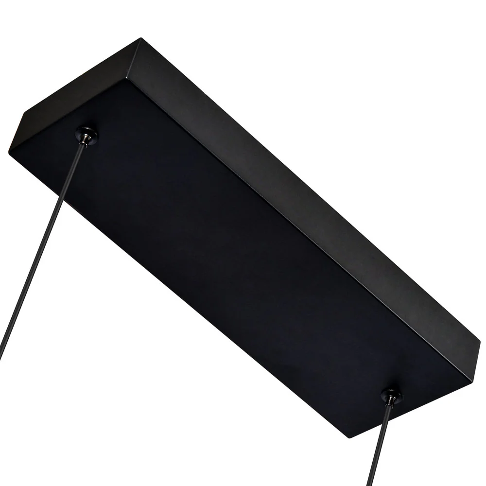 VONN Artisan Sorrento VAC3137BL 40" 7-Light ETL Cert Integrated LED Pendant, Height Adjustable Chandelier, Black - Image 13