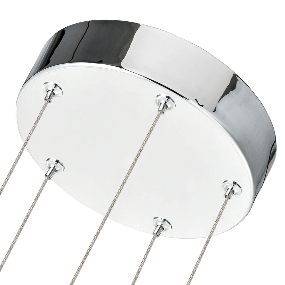 VONN Artisan Sienna VAC3185CH 5-Light ETL Certified Integrated LED Pendant, Height Adjustable Chandelier, Chrome - Image 11