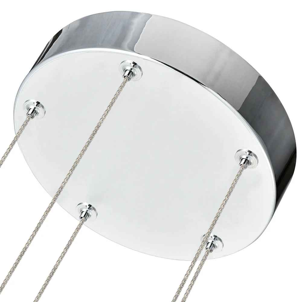 VONN Artisan Amalfi VAC3215CH 5-Light Integrated LED ETL Certified Pendant, Height Adjustable Chandelier, Chrome - Image 10