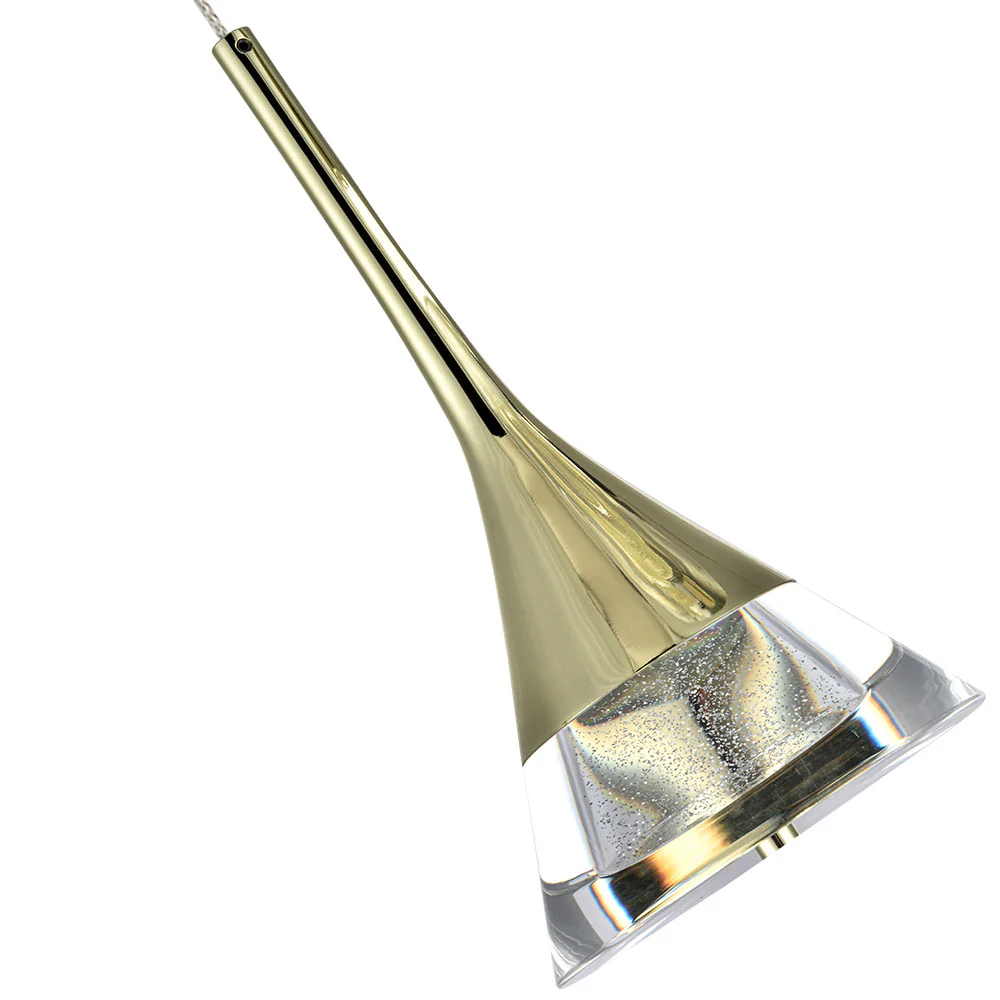 VONN Artisan Amalfi VAC3215GL 5-Light Integrated LED ETL Certified Pendant, Height Adjustable Chandelier, Gold - Image 7