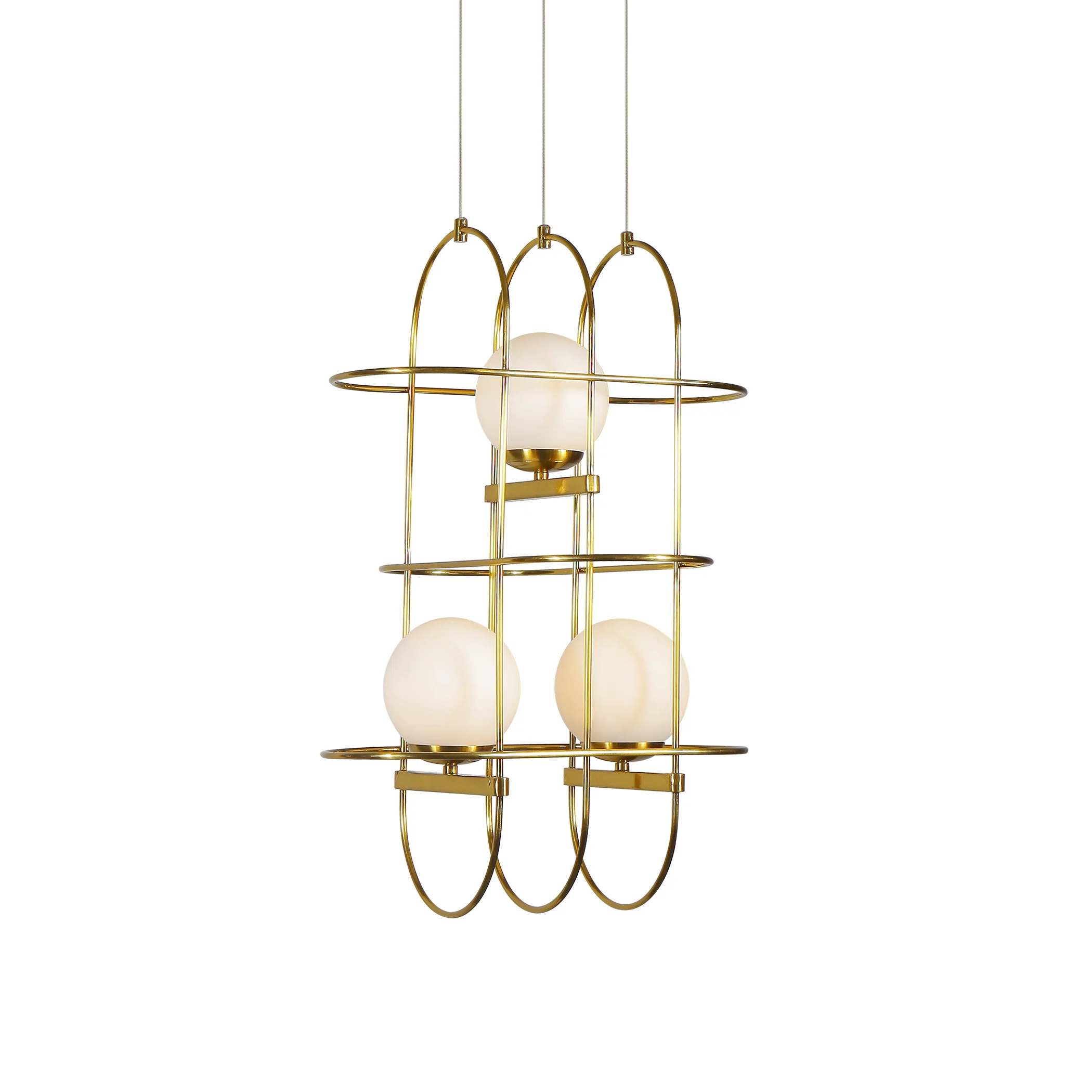 VONN Artisan Lyra VAC3273AB 16" Integrated LED ETL Certified Height Adjustable Chandelier, Pendant - Image 8