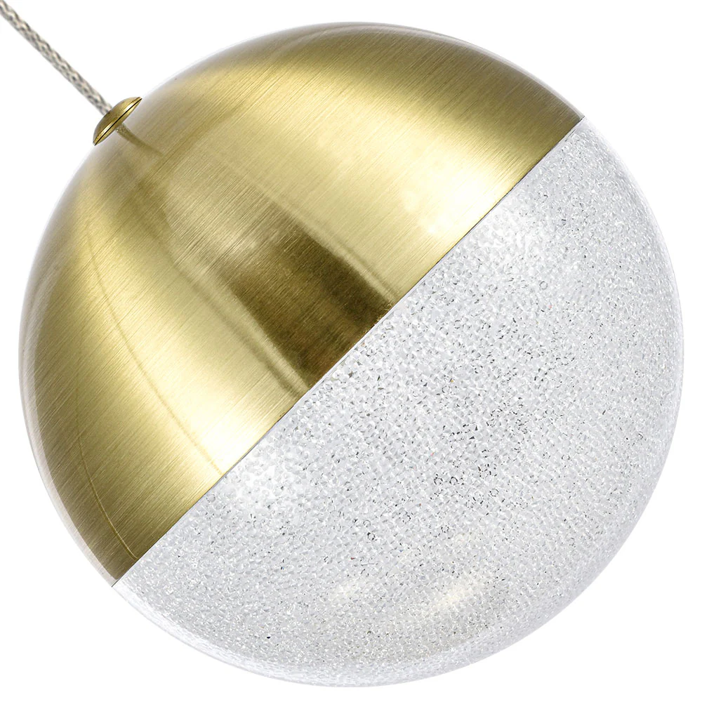 VONN Artisan Ravello VAC3285BRS 5-Light Integrated LED ETL Certified Pendant Height Adjustable Chandelier, Brass - Image 10