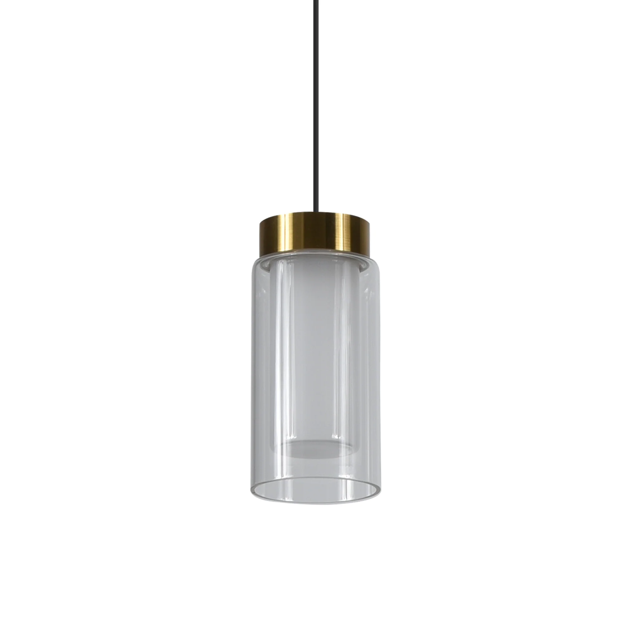 VONN Artisan Genoa VAP2111BL 5" Integrated LED ETL Certified Height Adjustable Pendant with Glass Shade, Black - Image 11