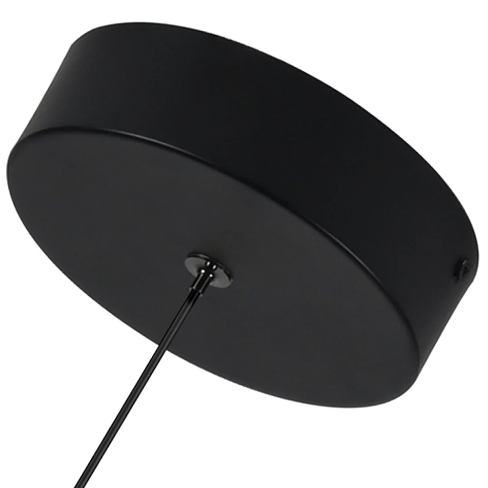VONN Artisan Genoa VAP2111BL 5" Integrated LED ETL Certified Height Adjustable Pendant with Glass Shade, Black - Image 12