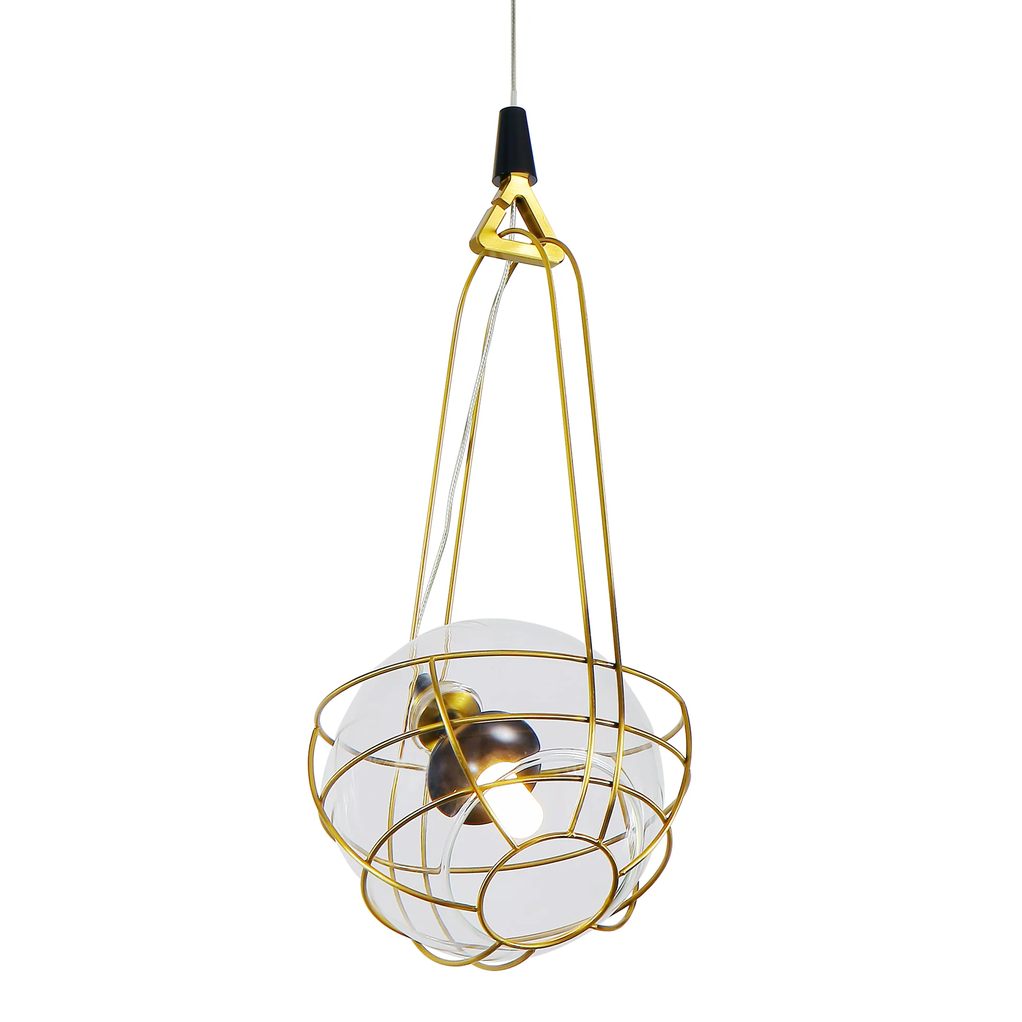 VONN Artisan Firenze VAP2151AB 8" Integrated LED ETL Certified Height Adjustable Pendant with Glass Shade - Image 8