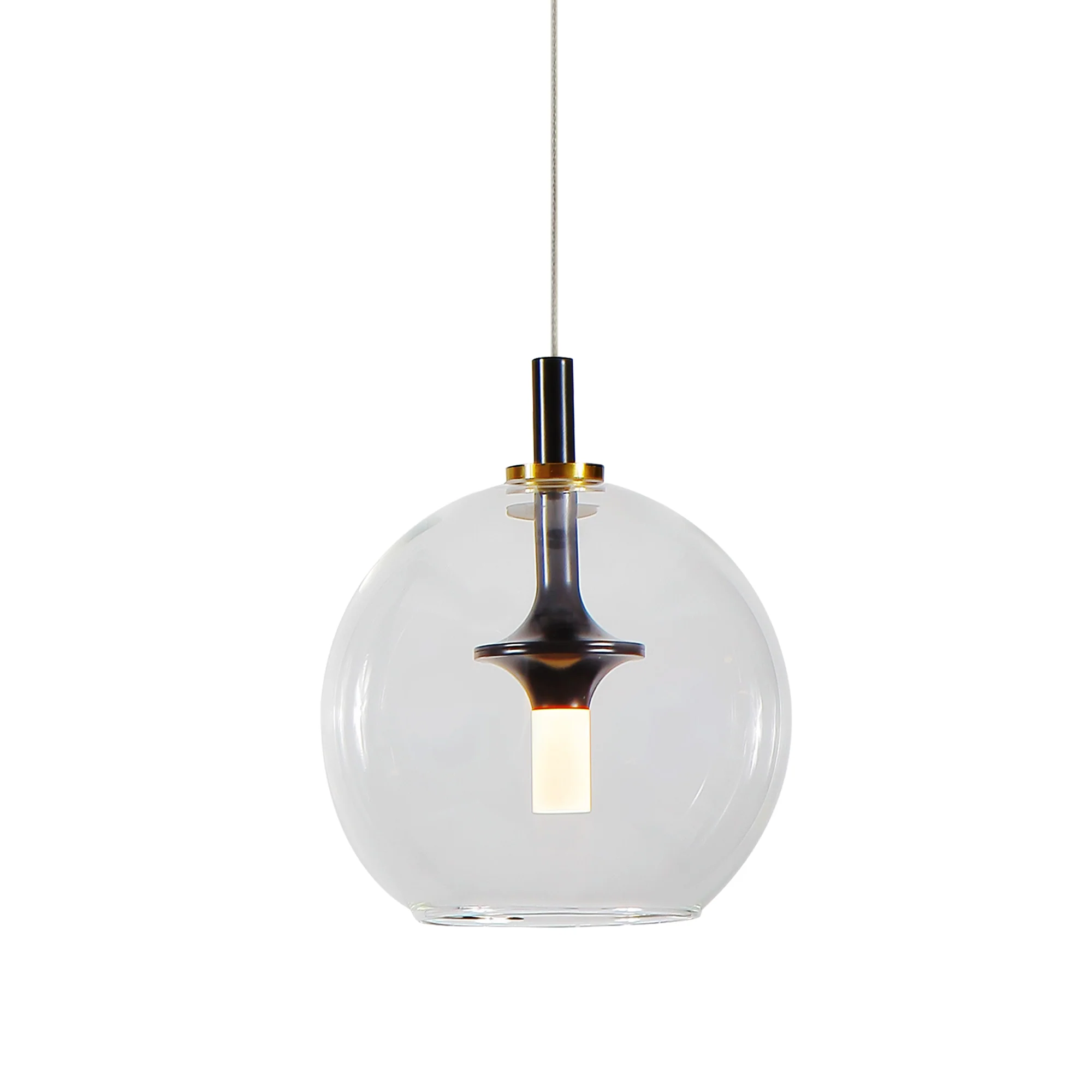 VONN Artisan Portofino VAP2161AB 7" Integrated LED ETL Certified Height Adjustable Pendant w/ Glass Shade - Image 8
