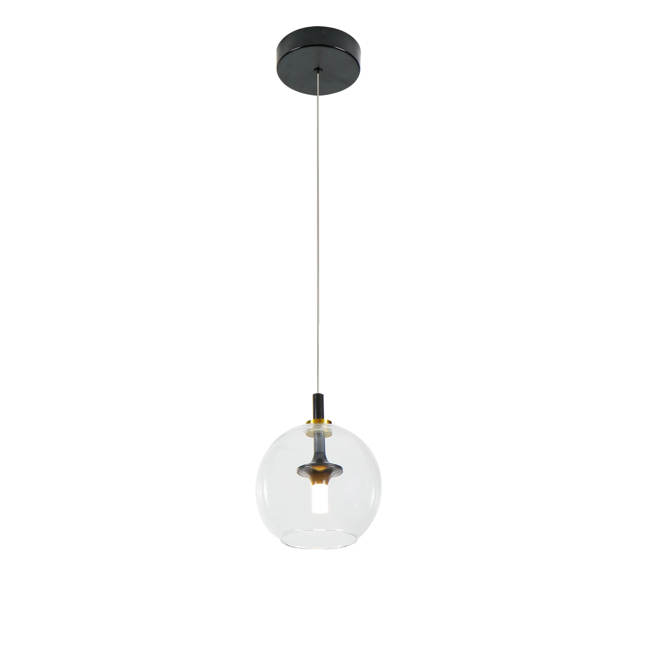 VONN Artisan Portofino VAP2161AB 7" Integrated LED ETL Certified Height Adjustable Pendant w/ Glass Shade - Image 9