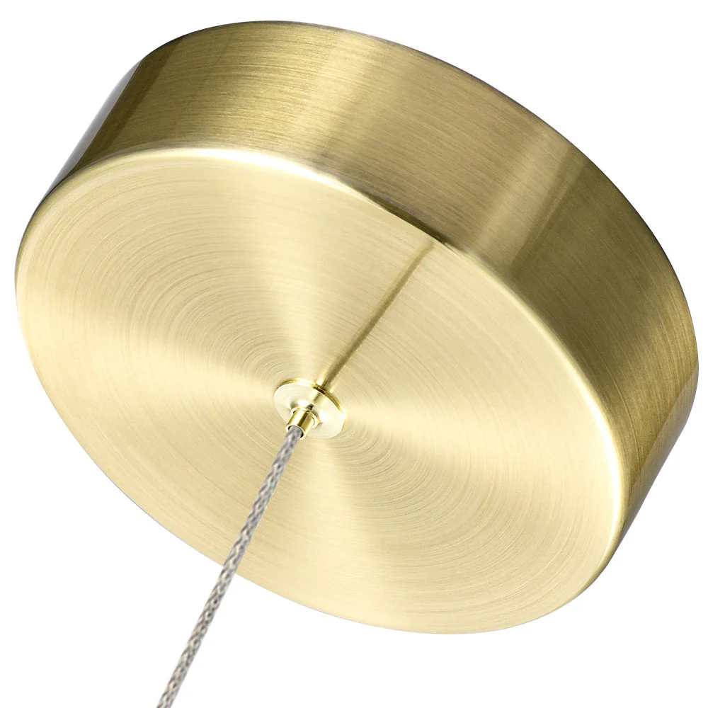 VONN Artisan Sienna VAP2181BRS 5" Integrated LED ETL Certified Height Adjustable Pendant Light, Brass - Image 12