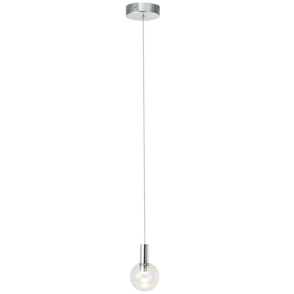 VONN Artisan Sienna VAP2181CH 5" Integrated LED ETL Certified Height Adjustable Pendant Light, Chrome - Image 10