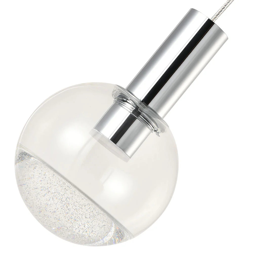 VONN Artisan Sienna VAP2181CH 5" Integrated LED ETL Certified Height Adjustable Pendant Light, Chrome - Image 11