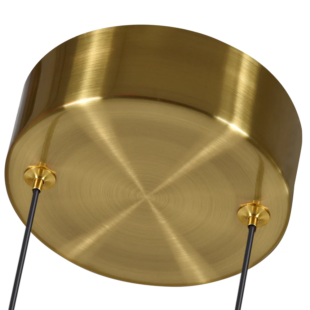 VONN Artisan Torino VAP2192AB 39" Integrated LED ETL Certified Height Adjustable Pendant, Rotating Disks, Antique Brass - Image 12