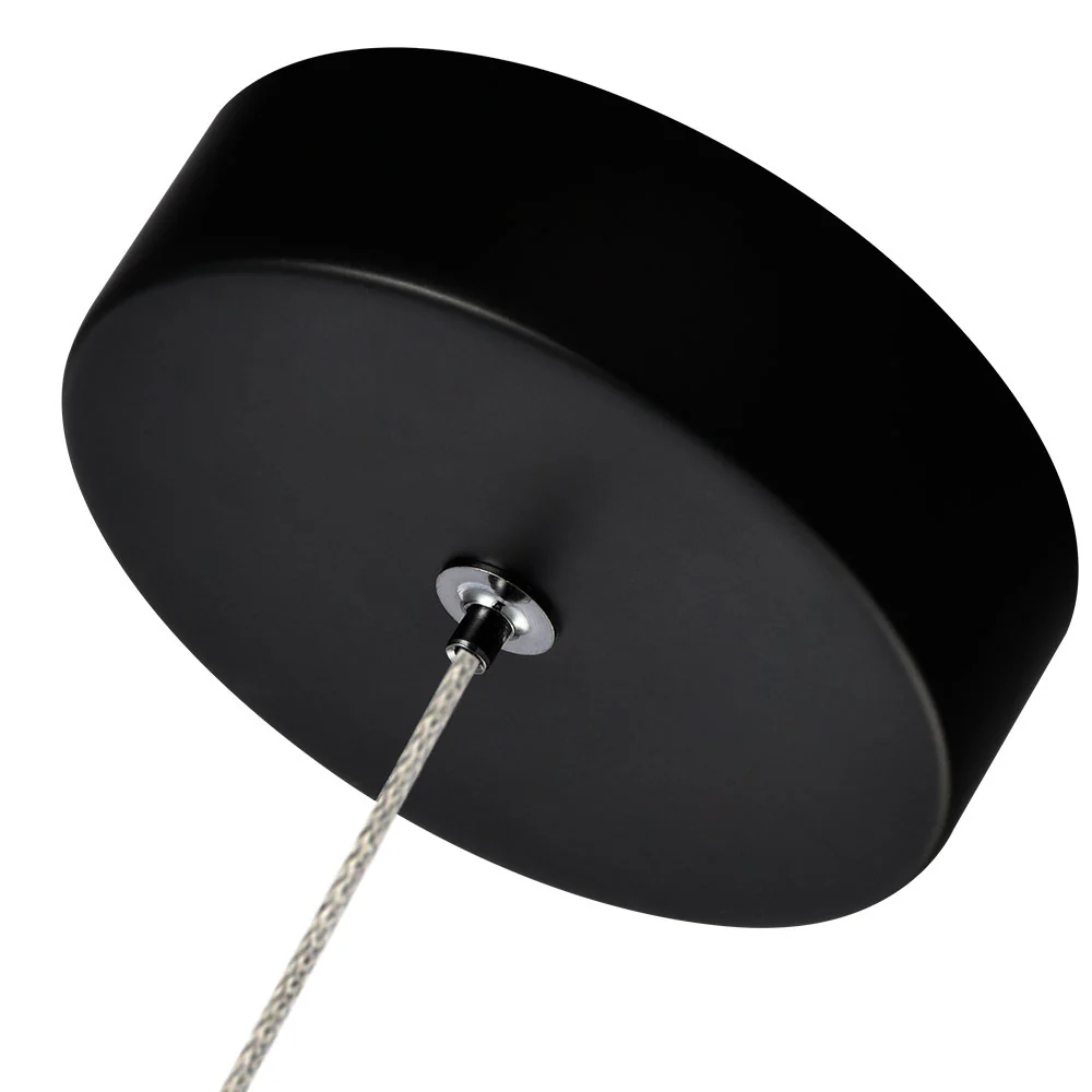 VONN Artisan Amalfi VAP2211BL 4.75" Integrated LED ETL Certified Height Adjustable Pendant w/ Cone Shade, Black - Image 10
