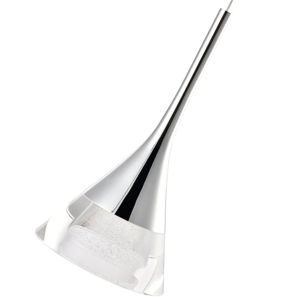 VONN Artisan Amalfi VAP2211BL 4.75" Integrated LED ETL Certified Height Adjustable Pendant w/ Cone Shade, Black - Image 9