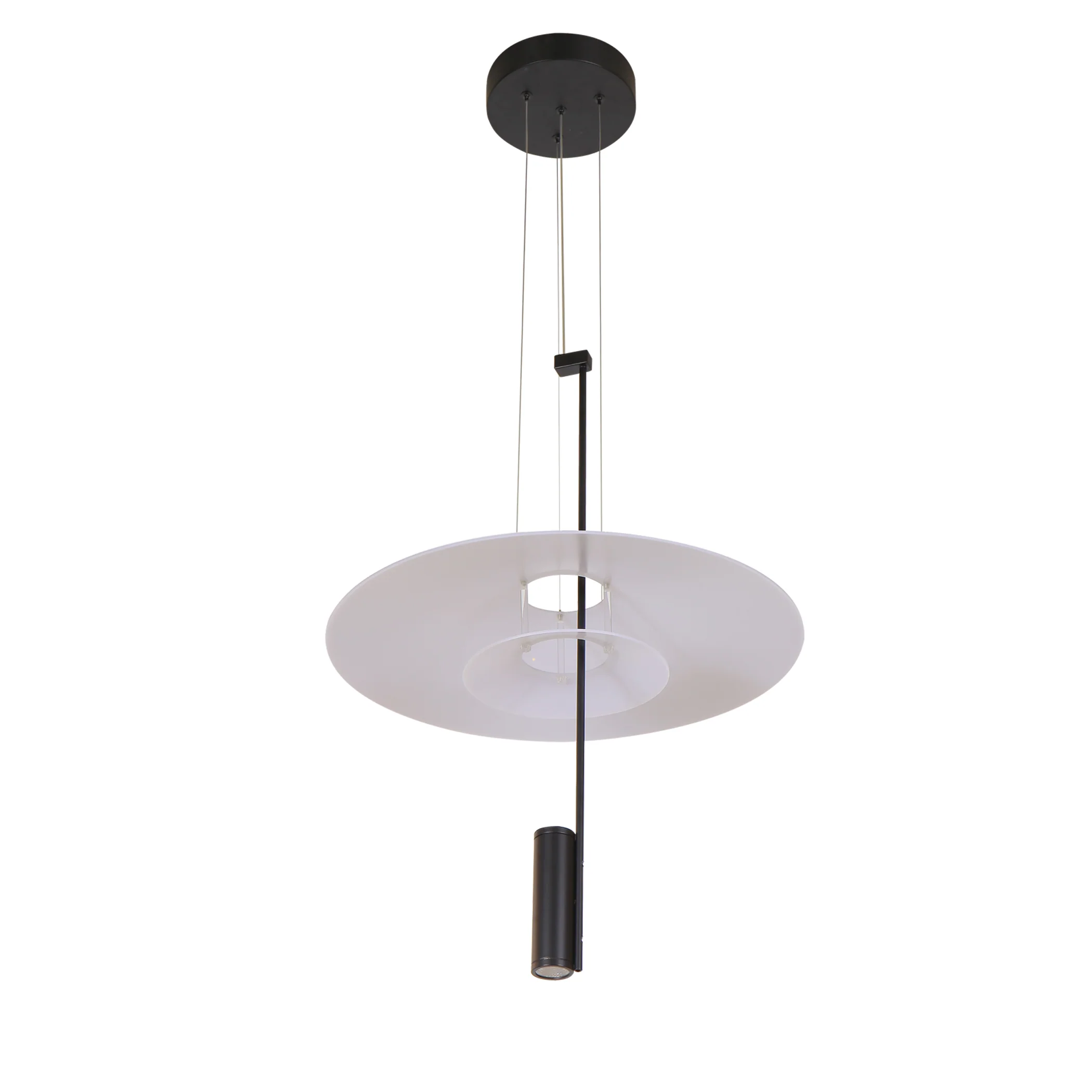 VONN Artisan Positano VAP2251BL 20" Integrated LED ETL Certified Height Adjustable Pendant Light in Black - Image 6