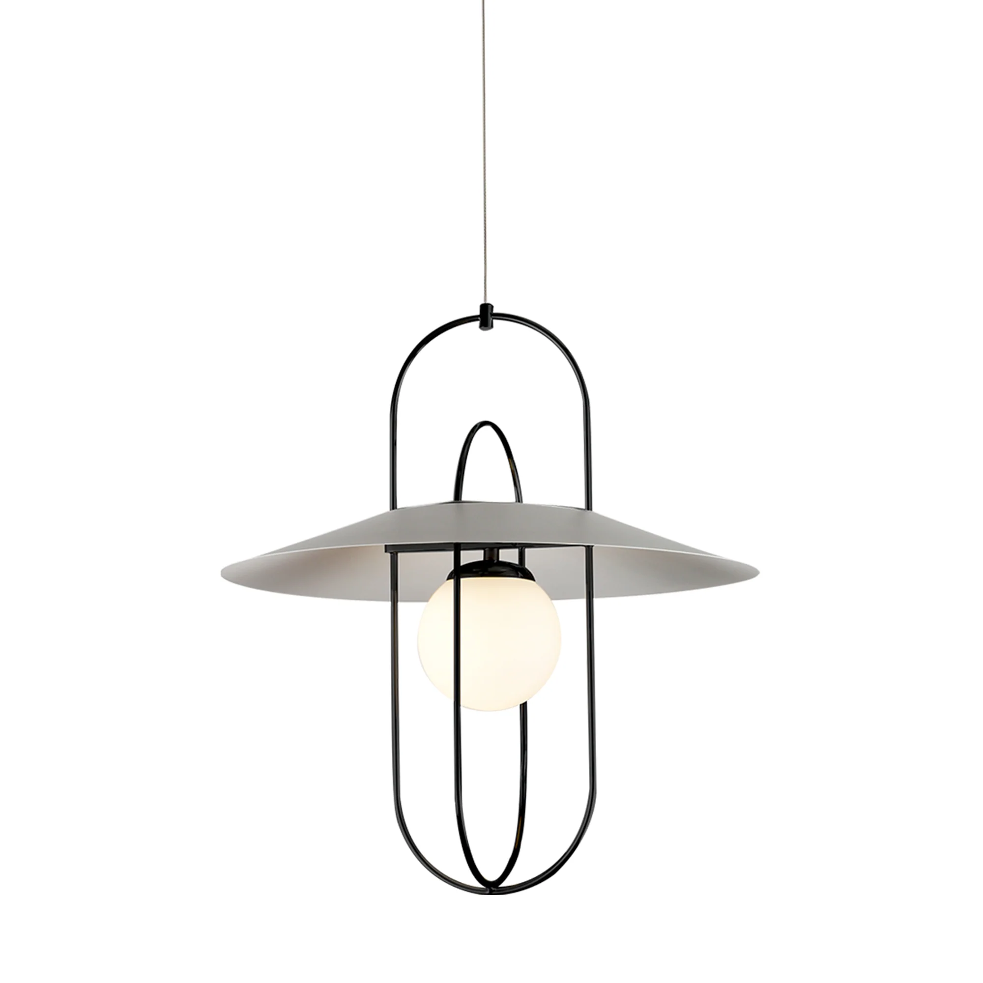 VONN Artisan Lyra VAP2271BL 18" Integrated LED ETL Certified Height Adjustable Pendant Light in Black - Image 5