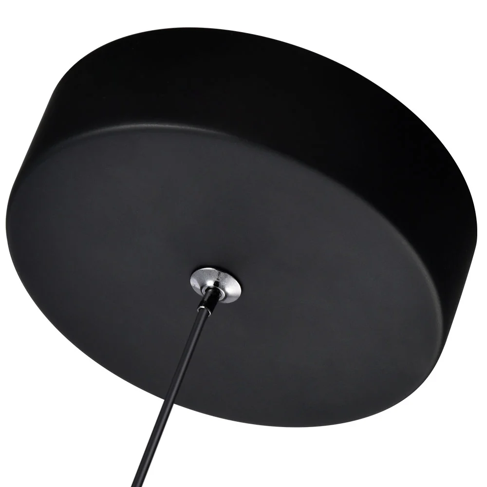 VONN Artisan Ravello VAP2281BL 5" Integrated LED ETL Certified Height Adjustable Pendant w/ Globe Shade, Black - Image 13