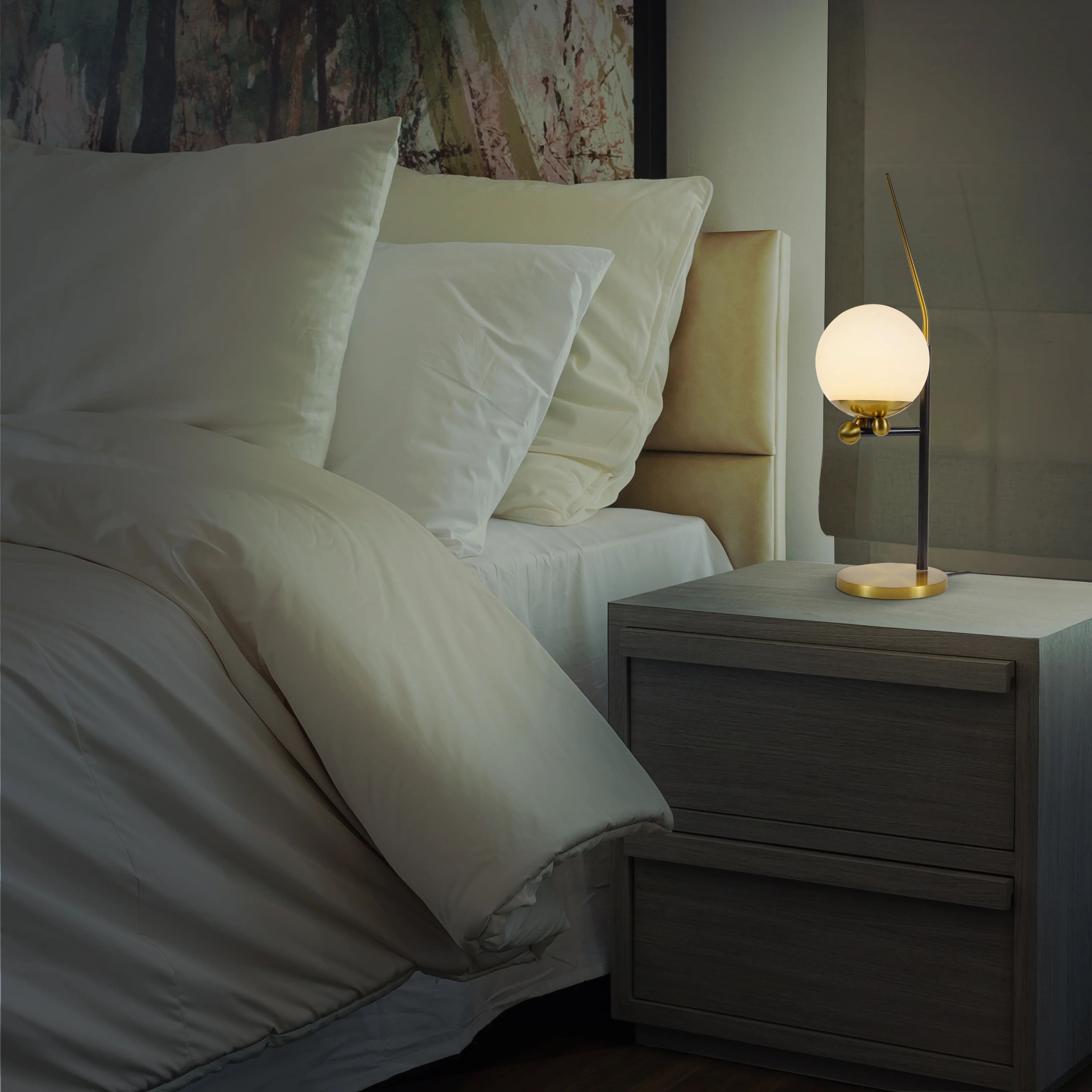 VONN Artisan Chianti VAT6121AB 22" Height Integrated LED ETL Certified Table Lamp with Touch Base Dimming - Image 4