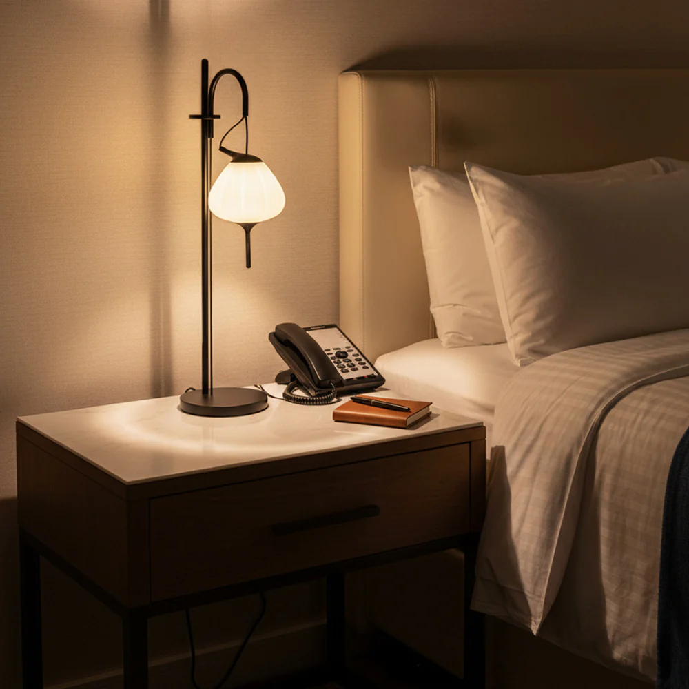 VONN Artisan Lecce VAT6221BL 20" Height Integrated LED ETL Certified Table Lamp with Touch Base Dimming