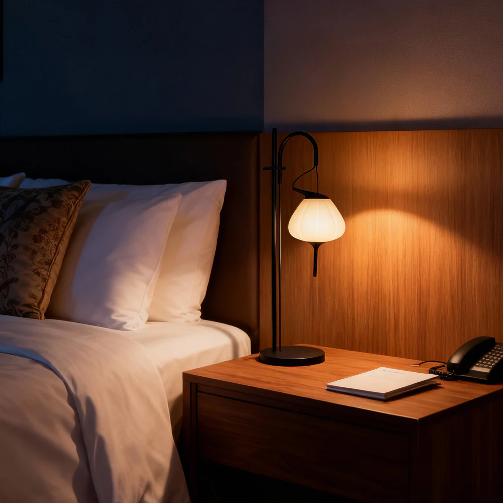 VONN Artisan Lecce VAT6221BL 20" Height Integrated LED ETL Certified Table Lamp with Touch Base Dimming - Image 4