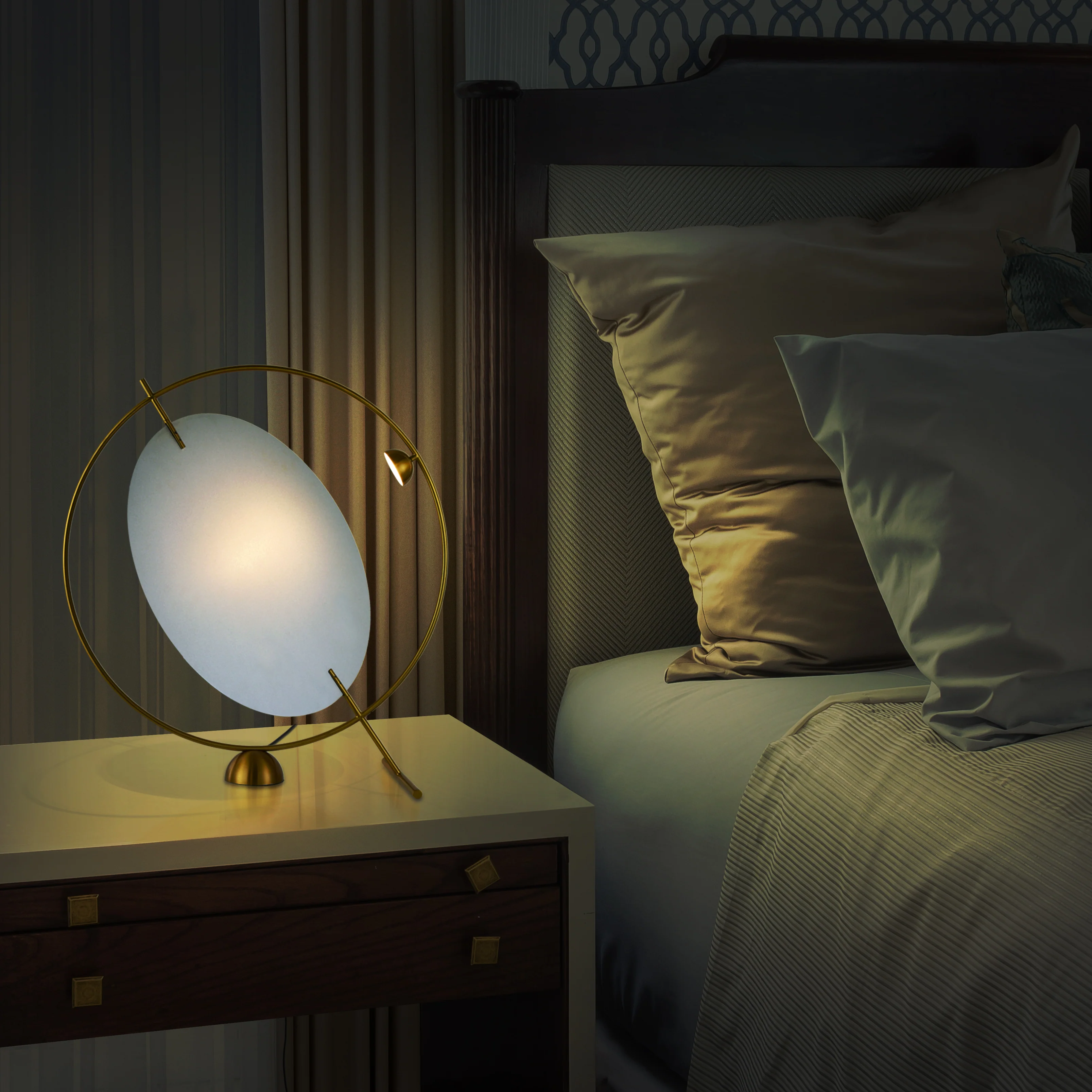 VONN Artisan Como VAT6241AB 20" Height Integrated LED ETL Certified Table Lamp with Dimmer Switch - Image 3