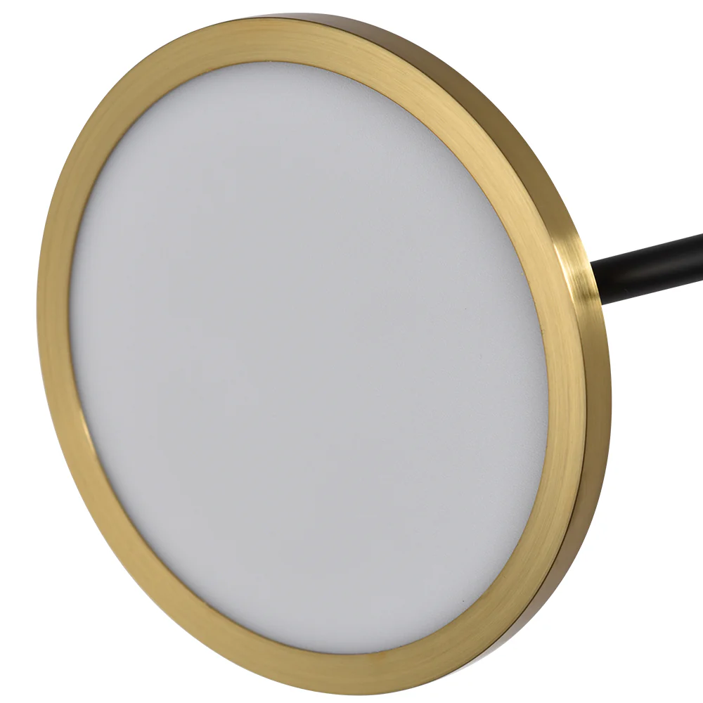 VONN Artisan Torino VAW1192AB 39" Integrated LED ETL Certified Wall Sconce, Rotating LED Circular Disks, Antique Brass - Image 6