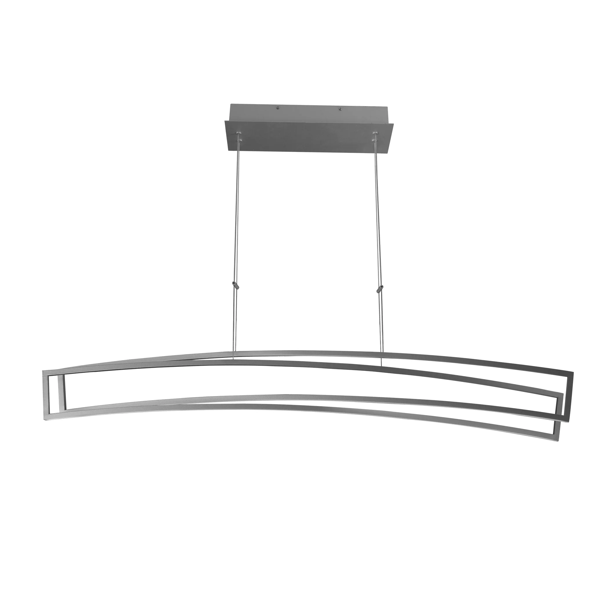 VONN Sirius VMC33440AL 46" ETL Certified Integrated LED Pendant, Height Adjustable Chandelier in Silver - Image 10
