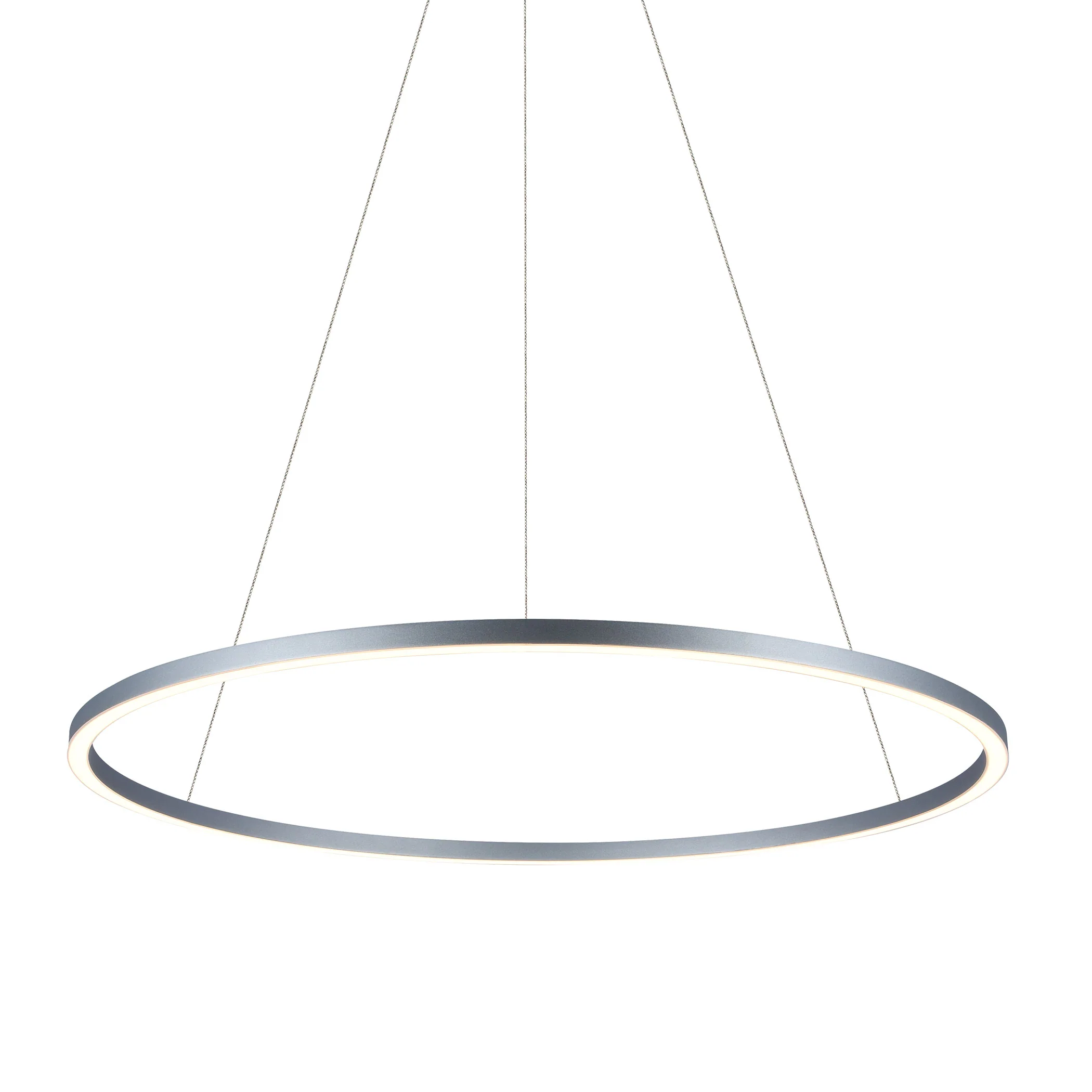 VONN Tania VMC34911AL 39" ETL Certified Integrated LED Ring Chandelier Height Adjustable Pendant in Silver - Image 6