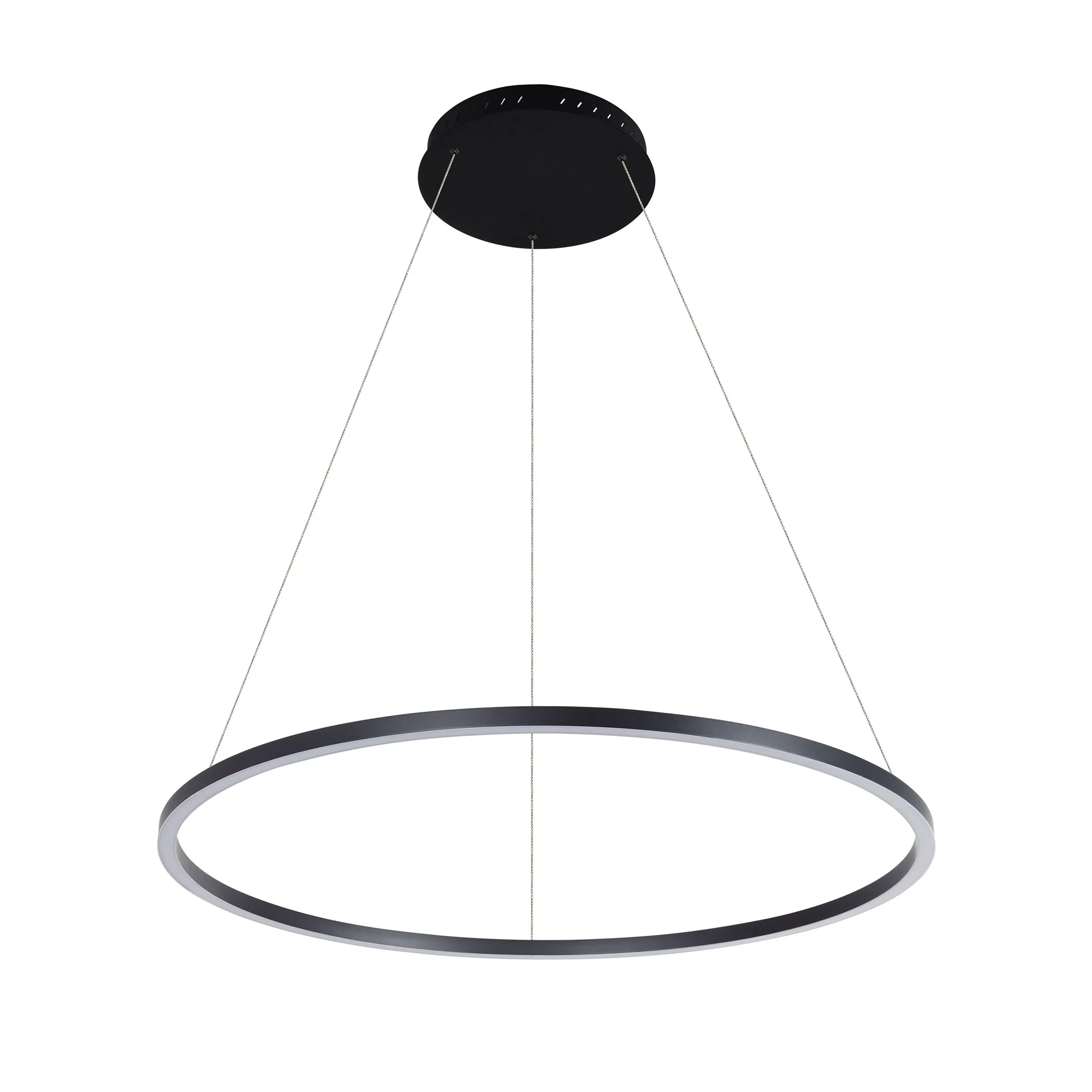 VONN Tania VMC34911BL 39" ETL Certified Integrated LED Ring Chandelier Height Adjustable Pendant in Black - Image 10