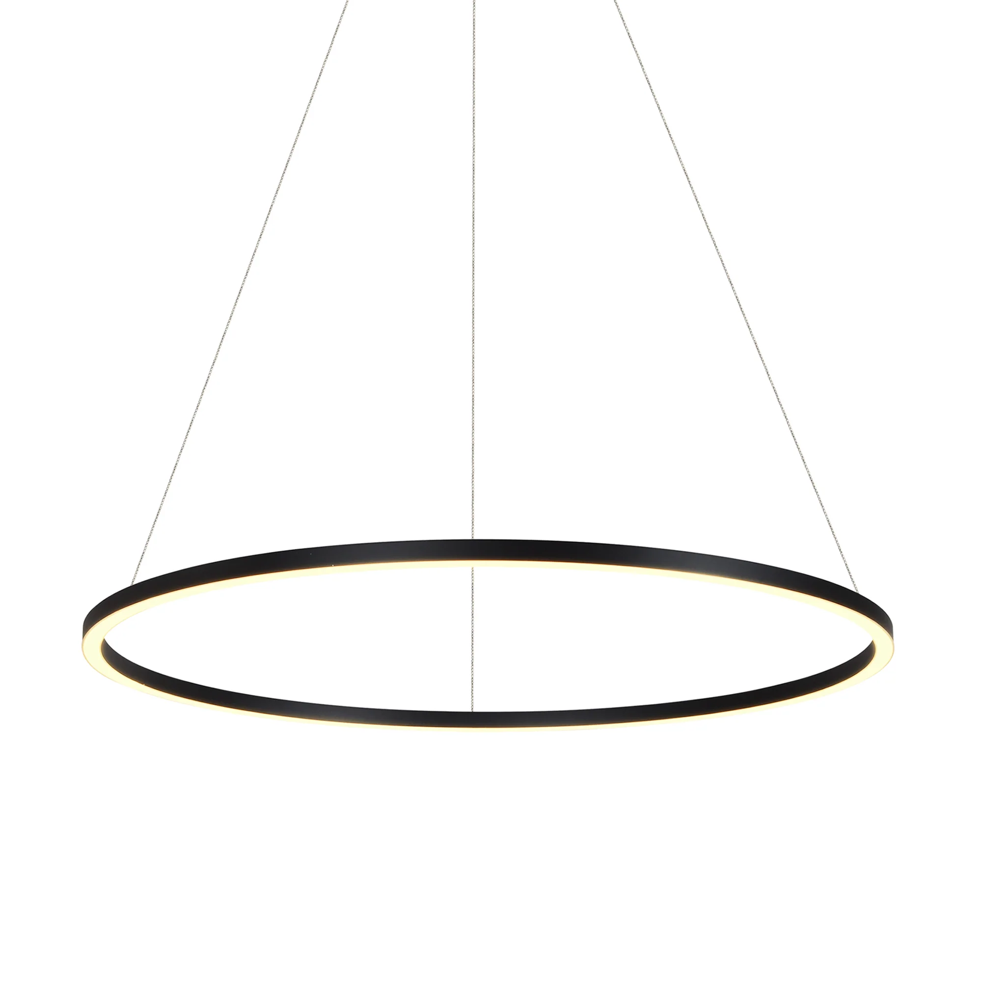 VONN Tania VMC34911BL 39" ETL Certified Integrated LED Ring Chandelier Height Adjustable Pendant in Black - Image 8