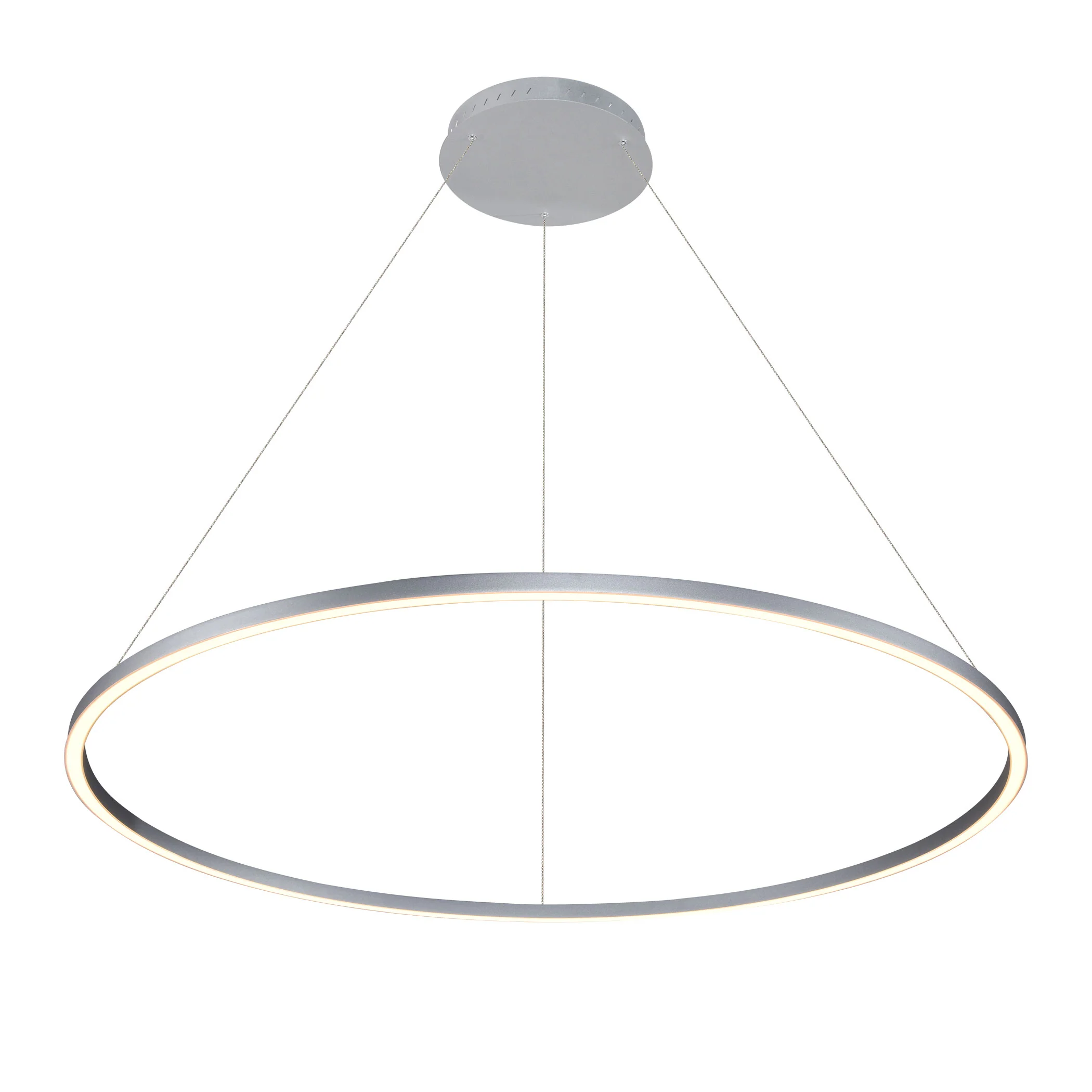VONN Tania VMC34912AL 51" ETL Certified Integrated LED Ring Chandelier Height Adjustable Pendant in Silver - Image 10