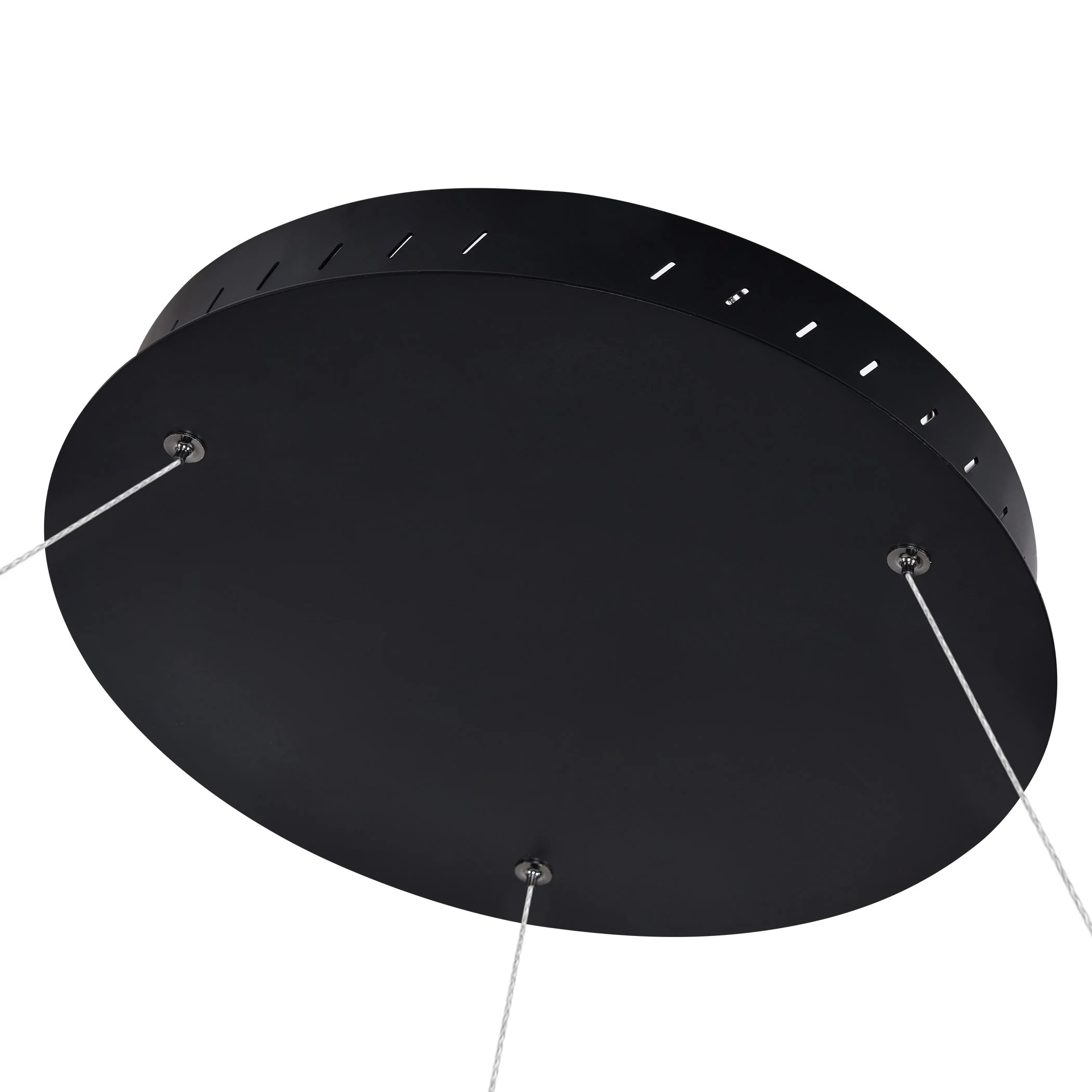 VONN Tania VMC34912BL 51" ETL Certified Integrated LED Ring Chandelier Height Adjustable Pendant in Black - Image 11
