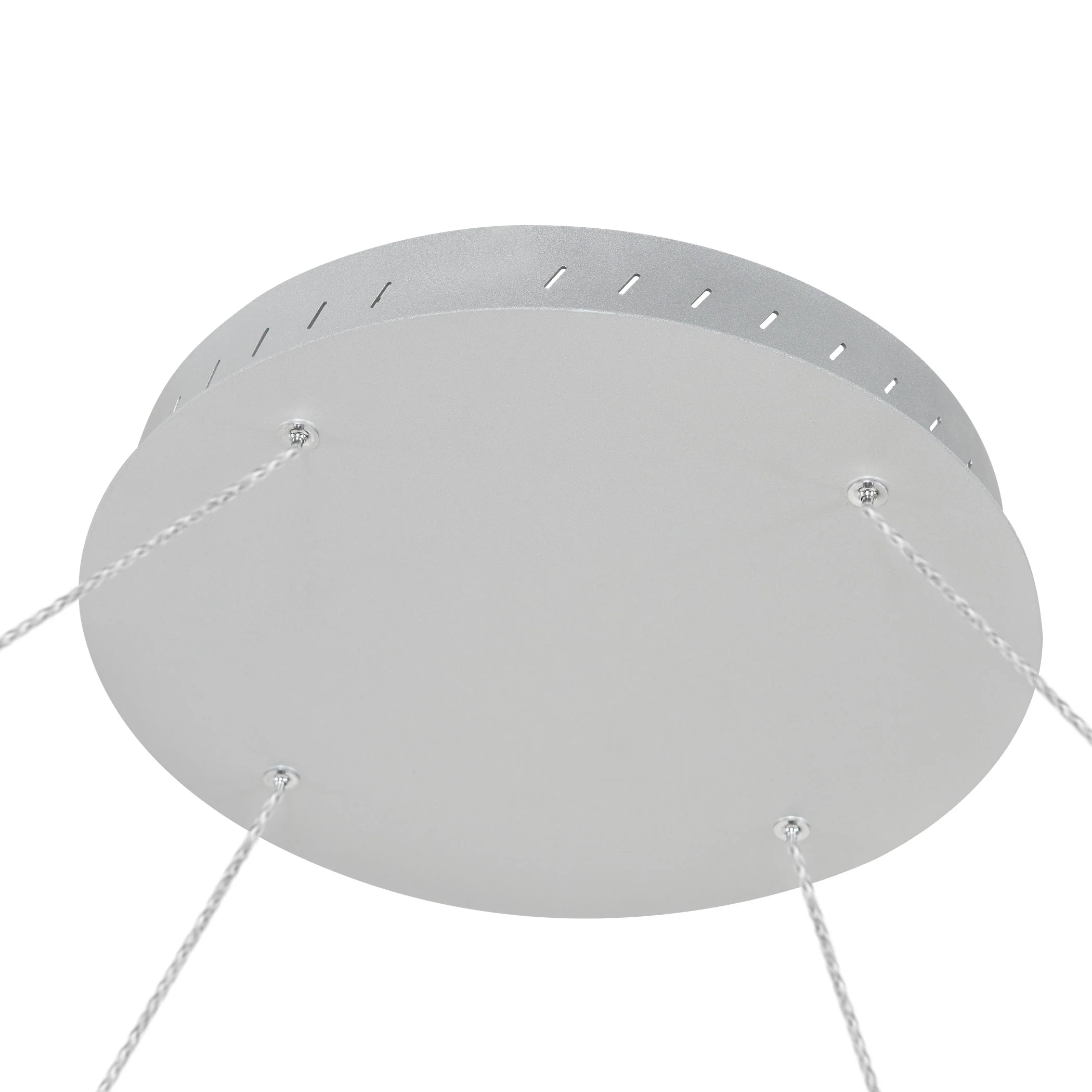 VONN Tania VMC34960AL 60" Integrated LED ETL Certified Ring Chandelier, Height Adjustable Pendant in Silver - Image 13